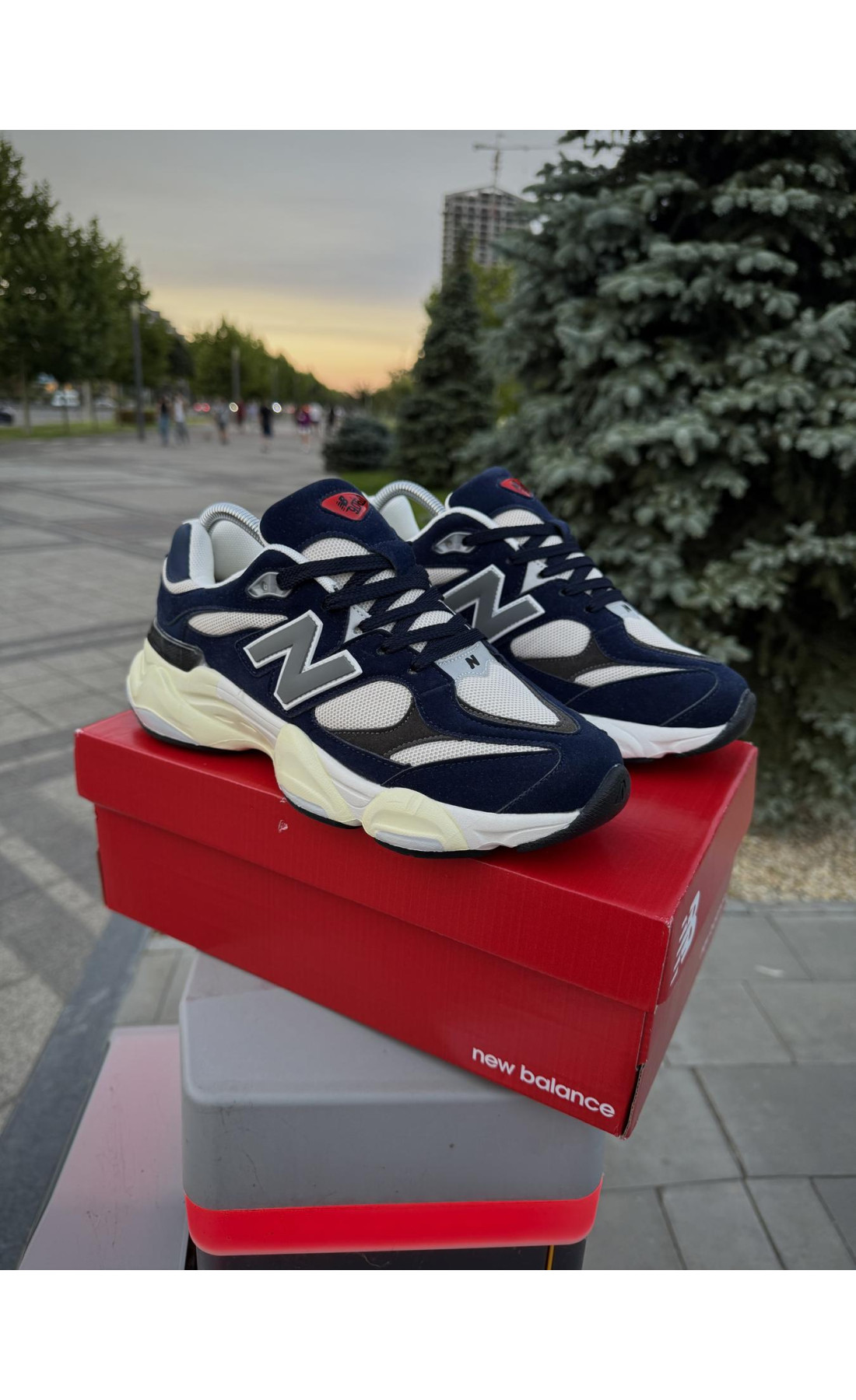 Чоловічі кросівки  Кросівки new balance (сині) (1148-2)