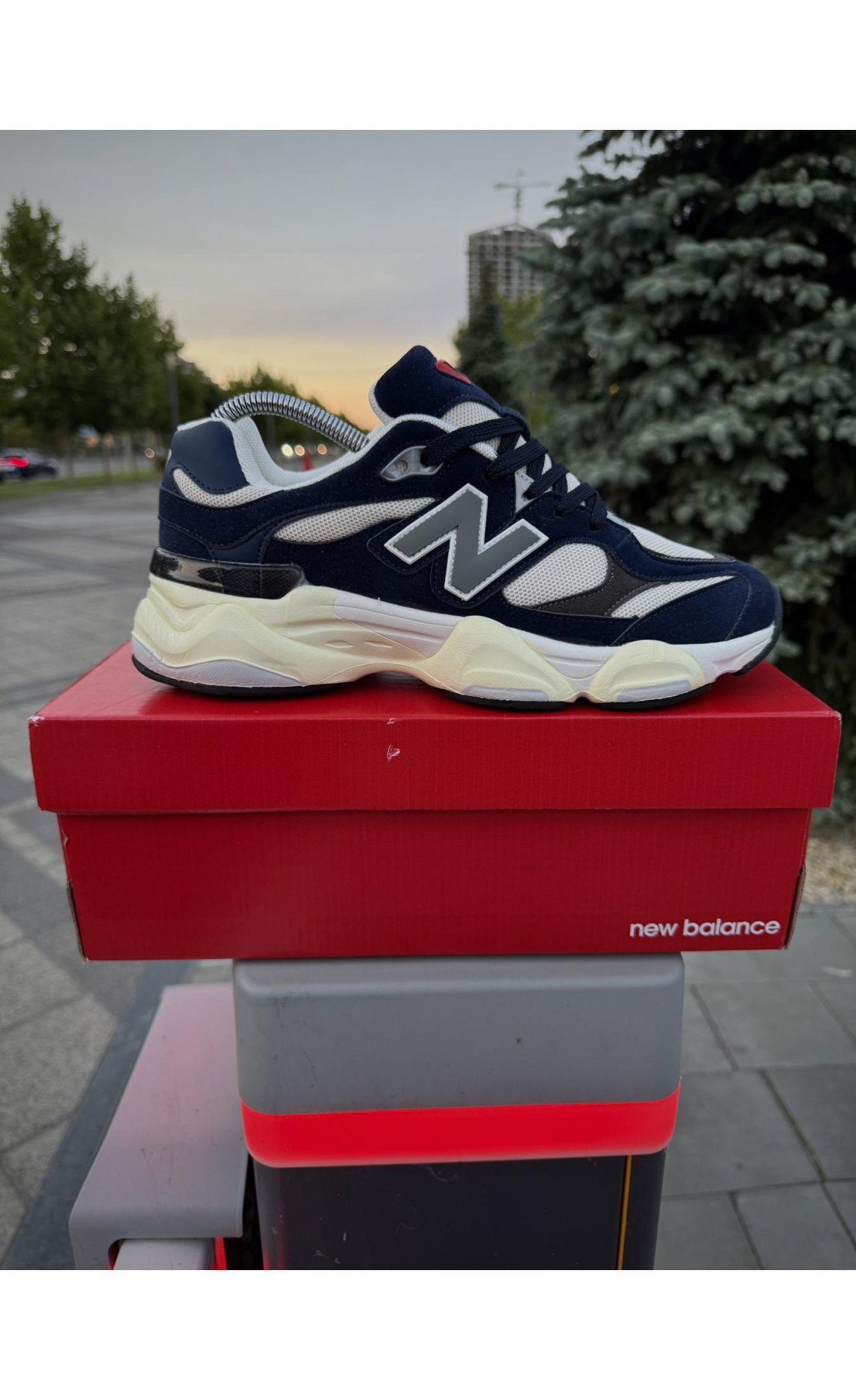 Чоловічі кросівки  Кросівки new balance (сині) (1148-2)