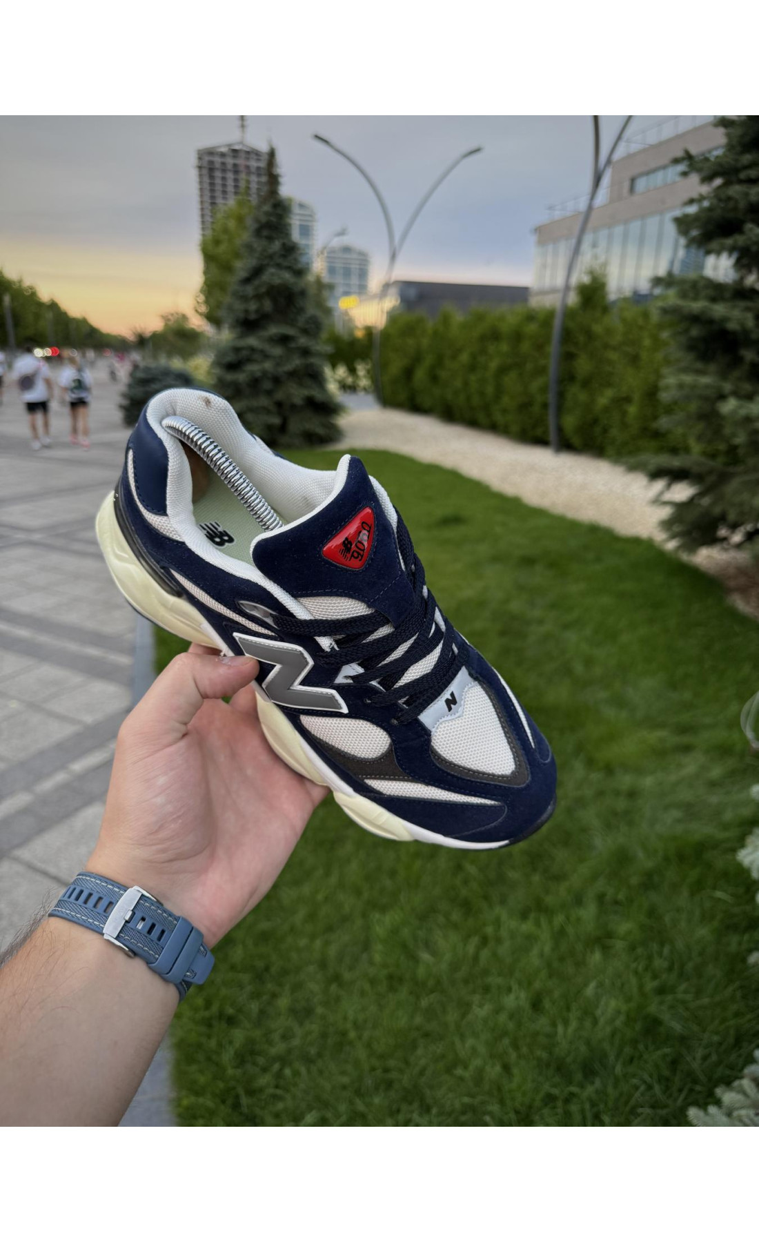 Чоловічі кросівки  Кросівки new balance (сині) (1148-2)