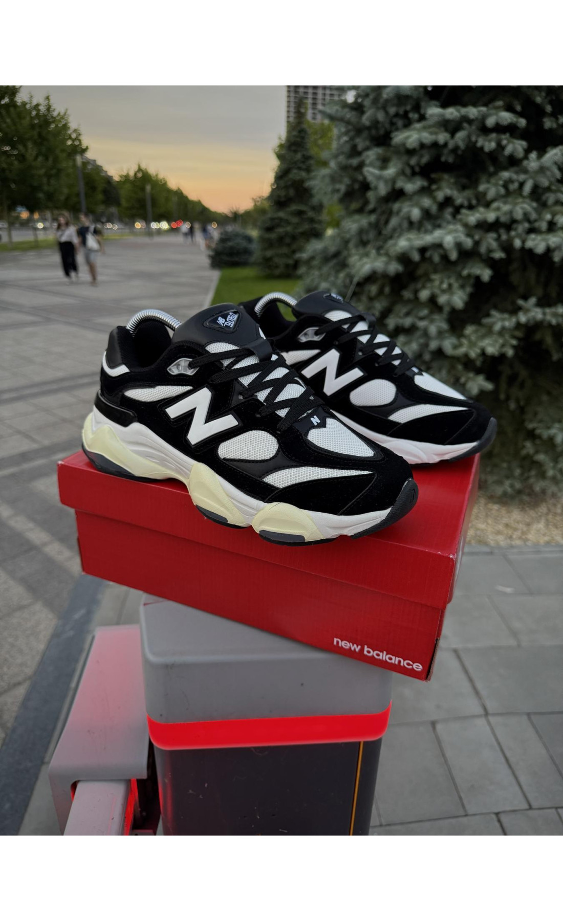 Чоловічі кросівки  Кросівки new balance (чорні) (1148-7)