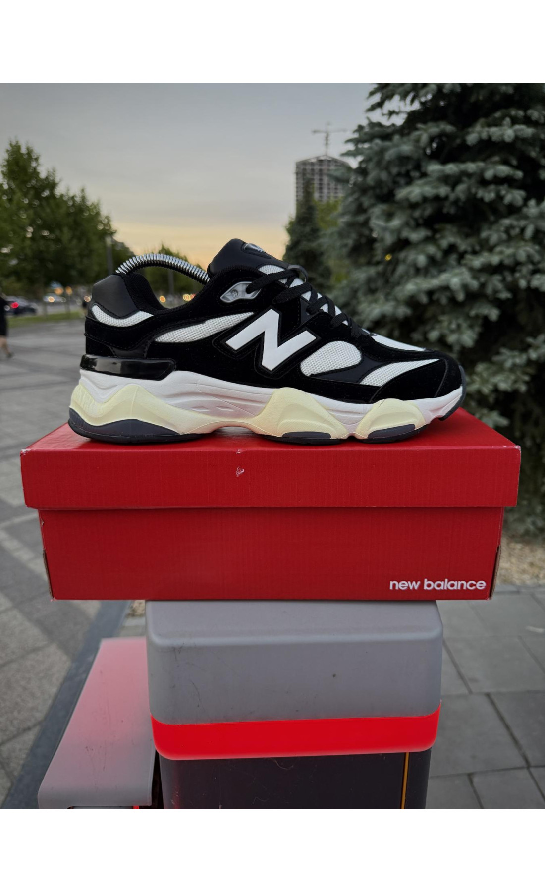 Чоловічі кросівки  Кросівки new balance (чорні) (1148-7)