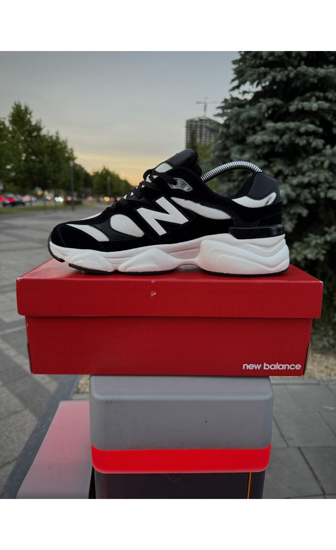 Чоловічі кросівки  Кросівки new balance (чорні) (1148-7)