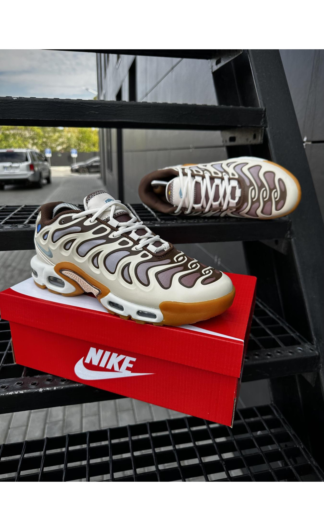 Чоловічі кросівки  Кросівки nike air tn plus drift (creamy color) (1268-2)