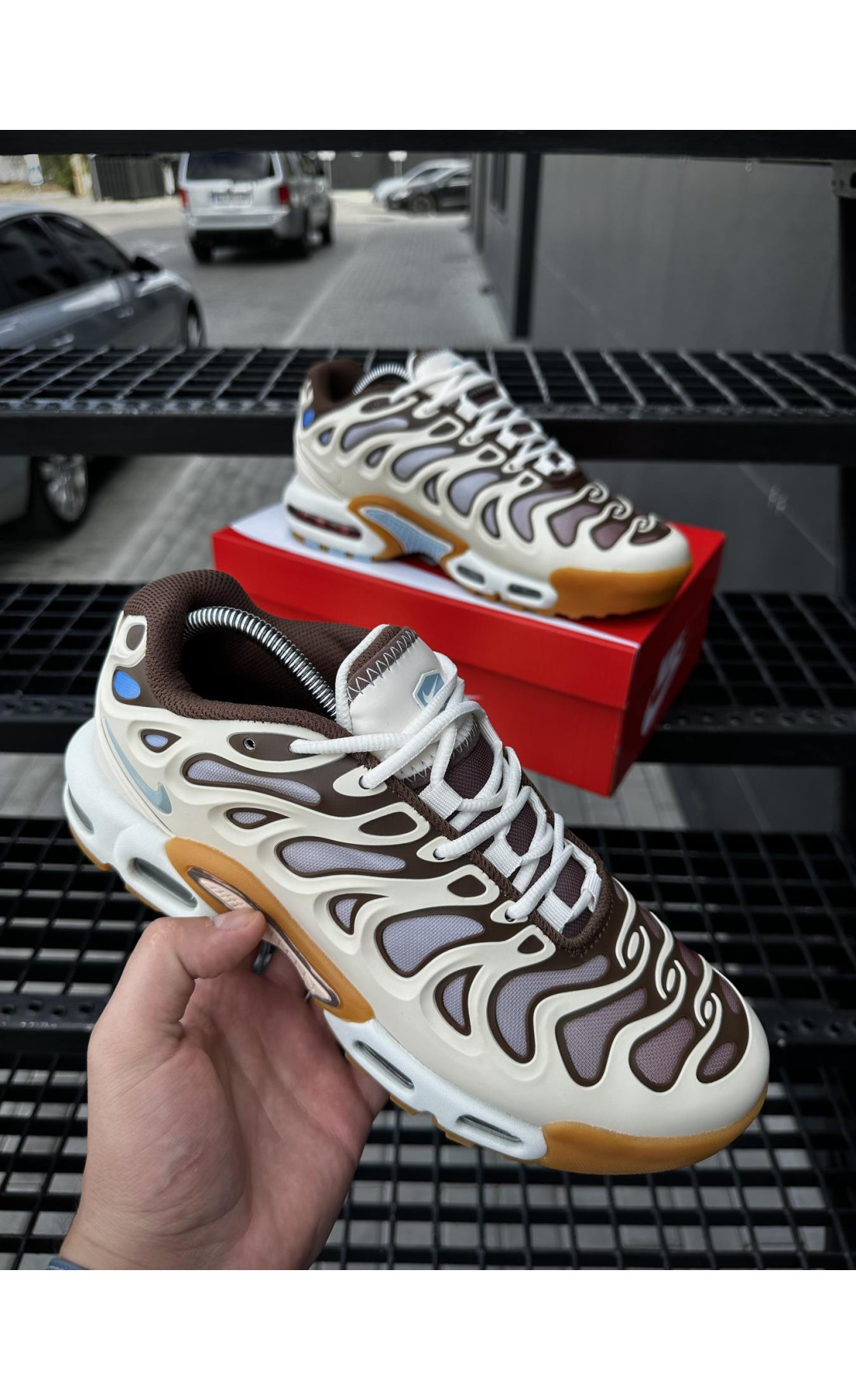 Чоловічі кросівки  Кросівки nike air tn plus drift (creamy color) (1268-2)