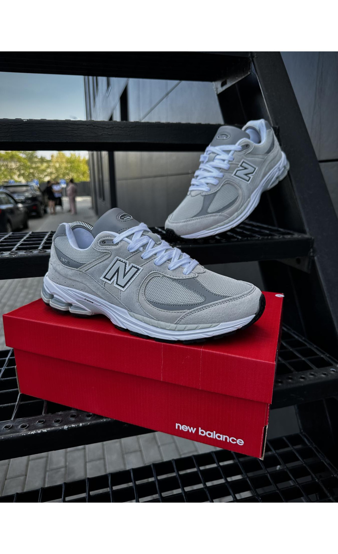 Чоловічі кросівки  Кросівки new balance r (gray & light) (5558-1)