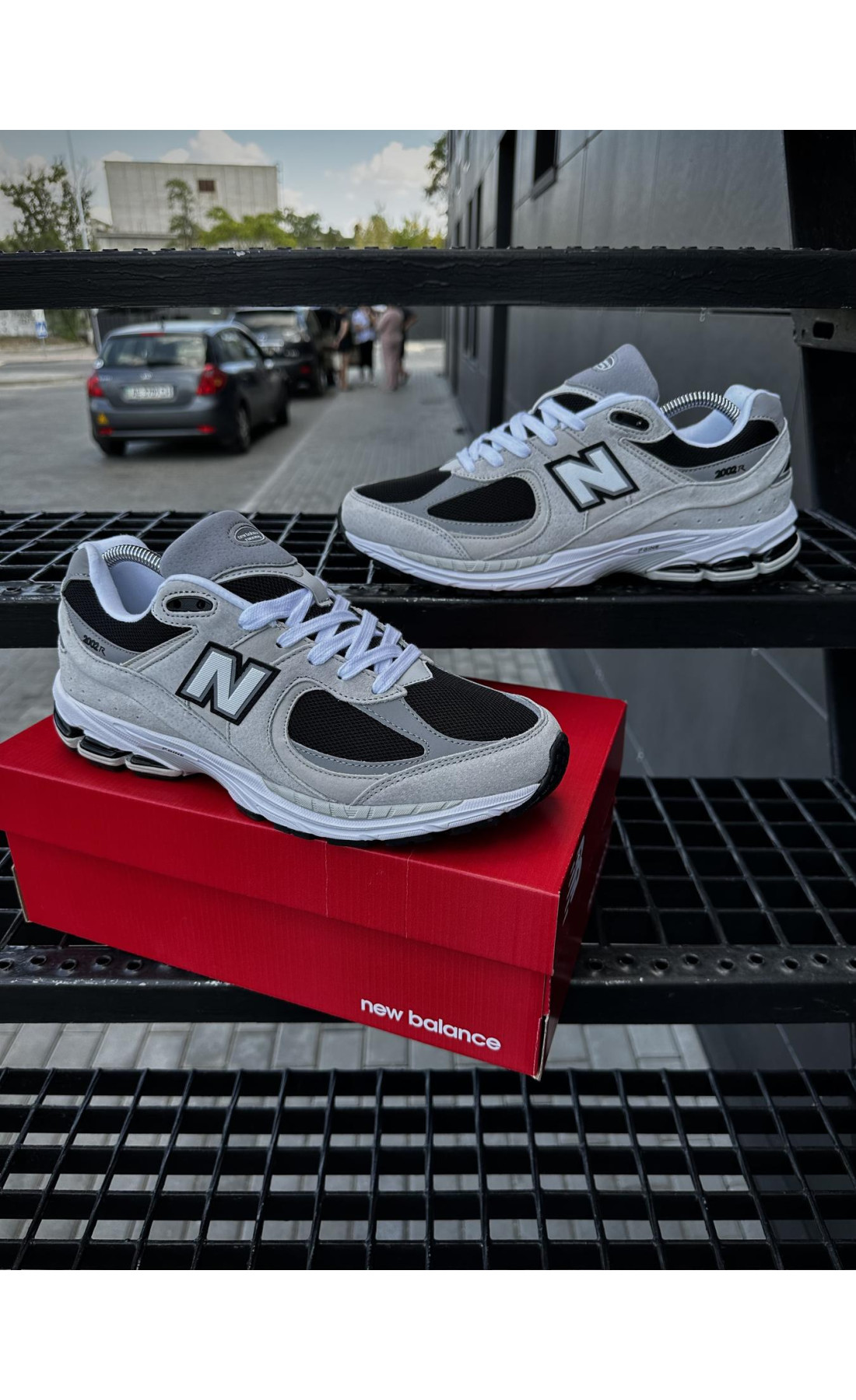Чоловічі кросівки  Кросівки new balance r (gray & black) (5558-5)