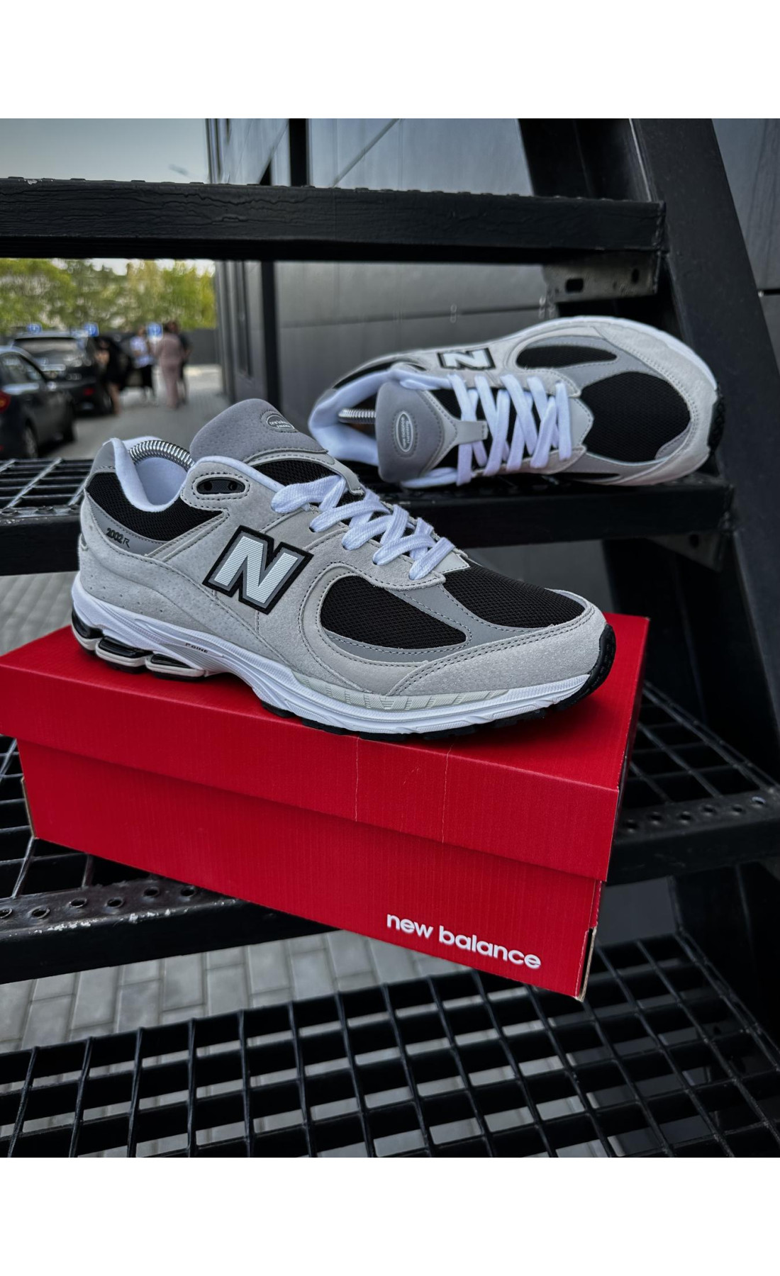 Чоловічі кросівки  Кросівки new balance r (gray & black) (5558-5)