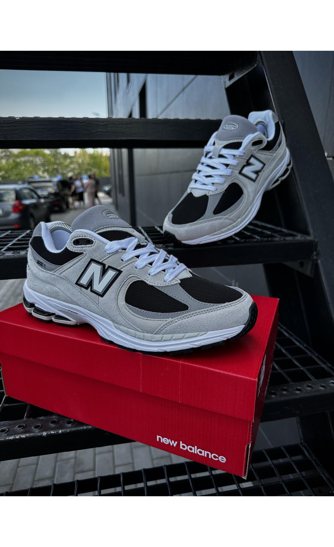 Чоловічі кросівки  Кросівки new balance r (gray & black) (5558-5)