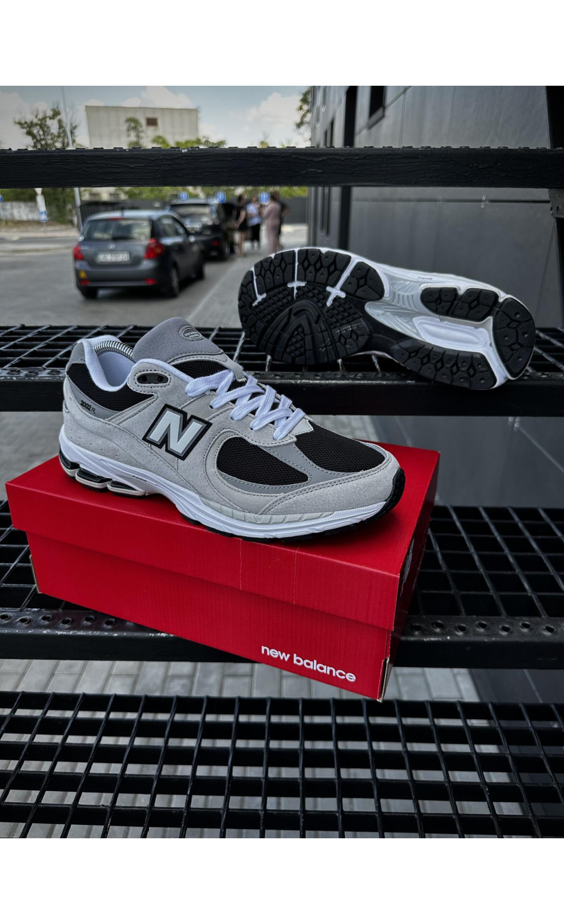 Чоловічі кросівки  Кросівки new balance r (gray & black) (5558-5)