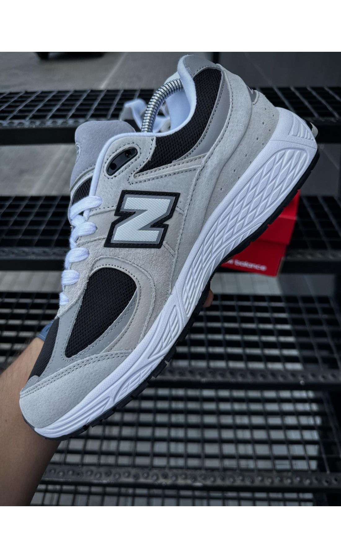 Чоловічі кросівки  Кросівки new balance r (gray & black) (5558-5)