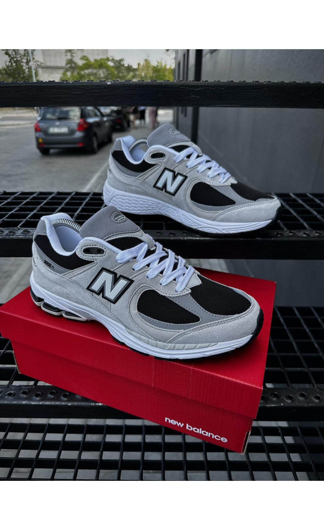 Чоловічі кросівки  Кросівки new balance r (gray & black) (5558-5)
