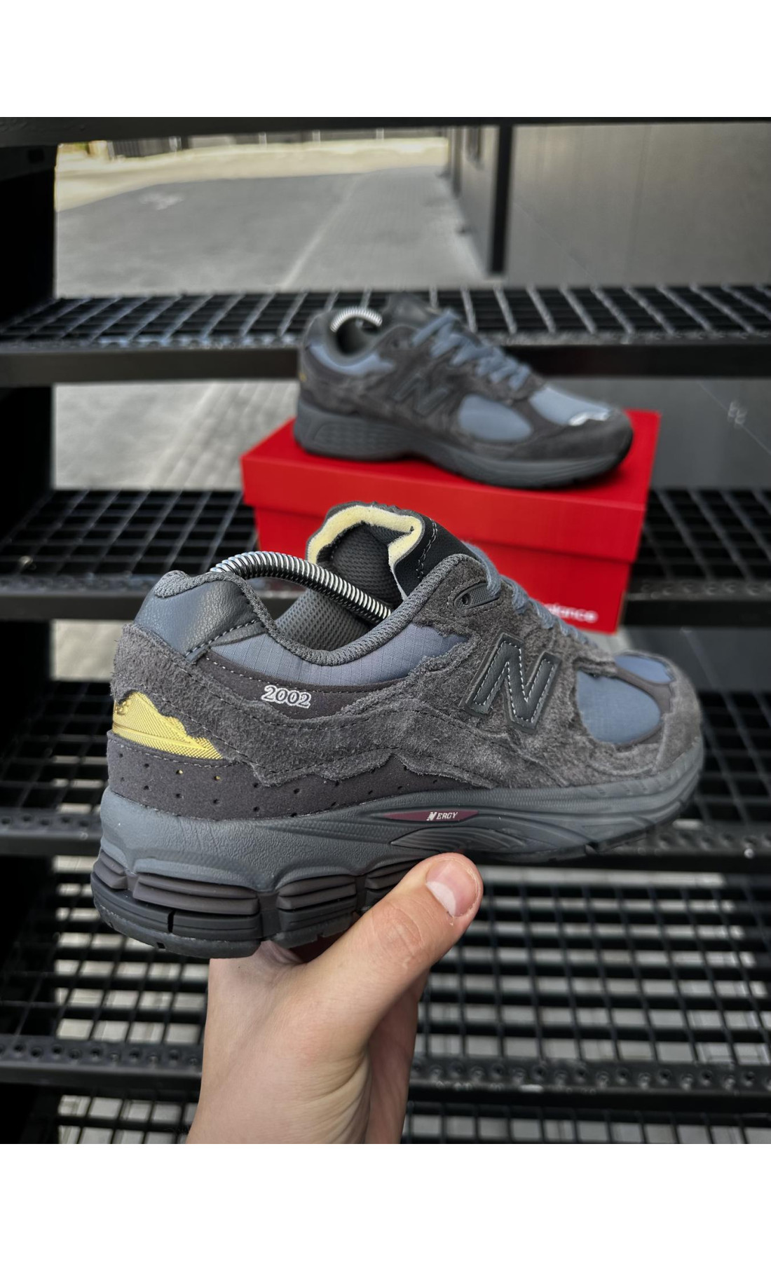 Чоловічі кросівки  Кросівки new balance r (dark gray) (917-2)