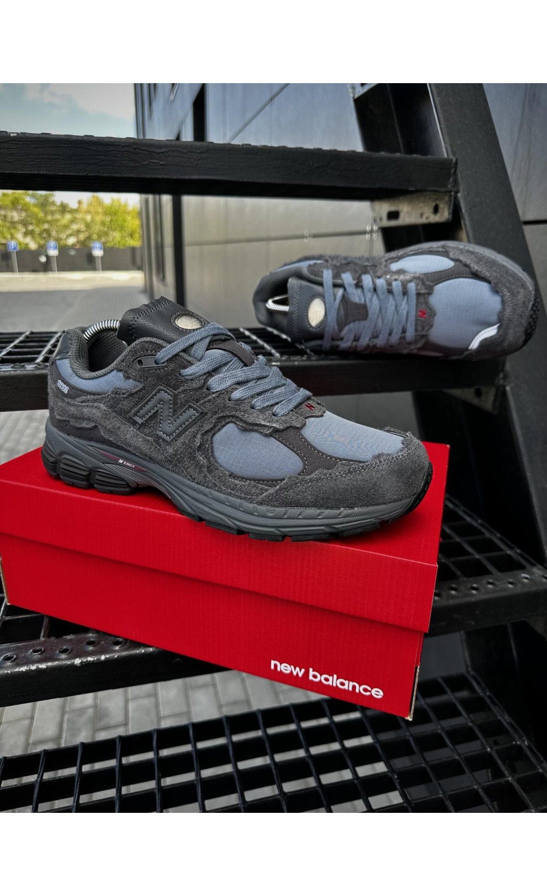 Чоловічі кросівки  Кросівки new balance r (dark gray) (917-2)