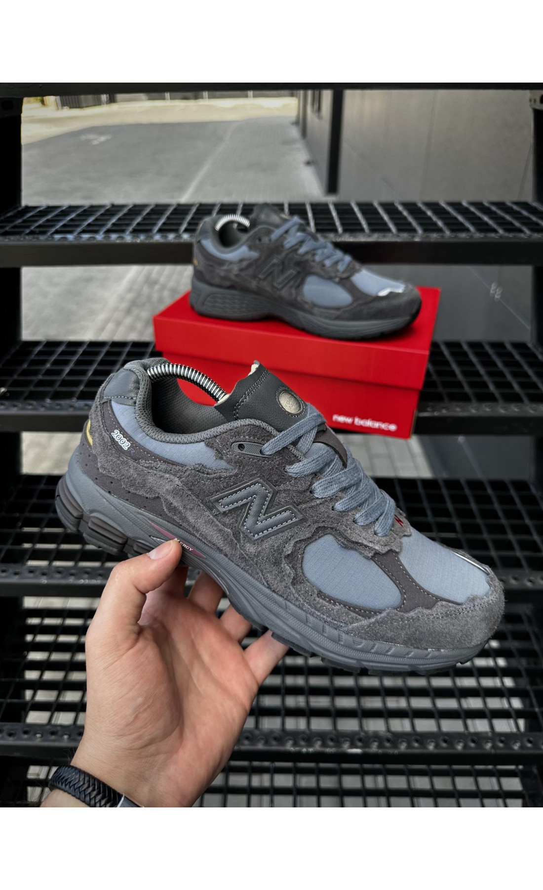 Чоловічі кросівки  Кросівки new balance r (dark gray) (917-2)