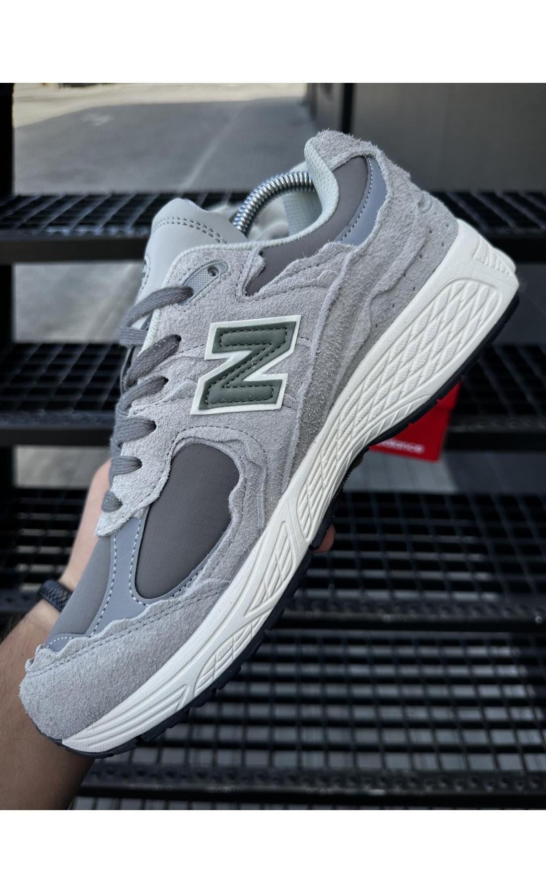 Чоловічі кросівки  Кросівки new balance r (gray) (917-7)