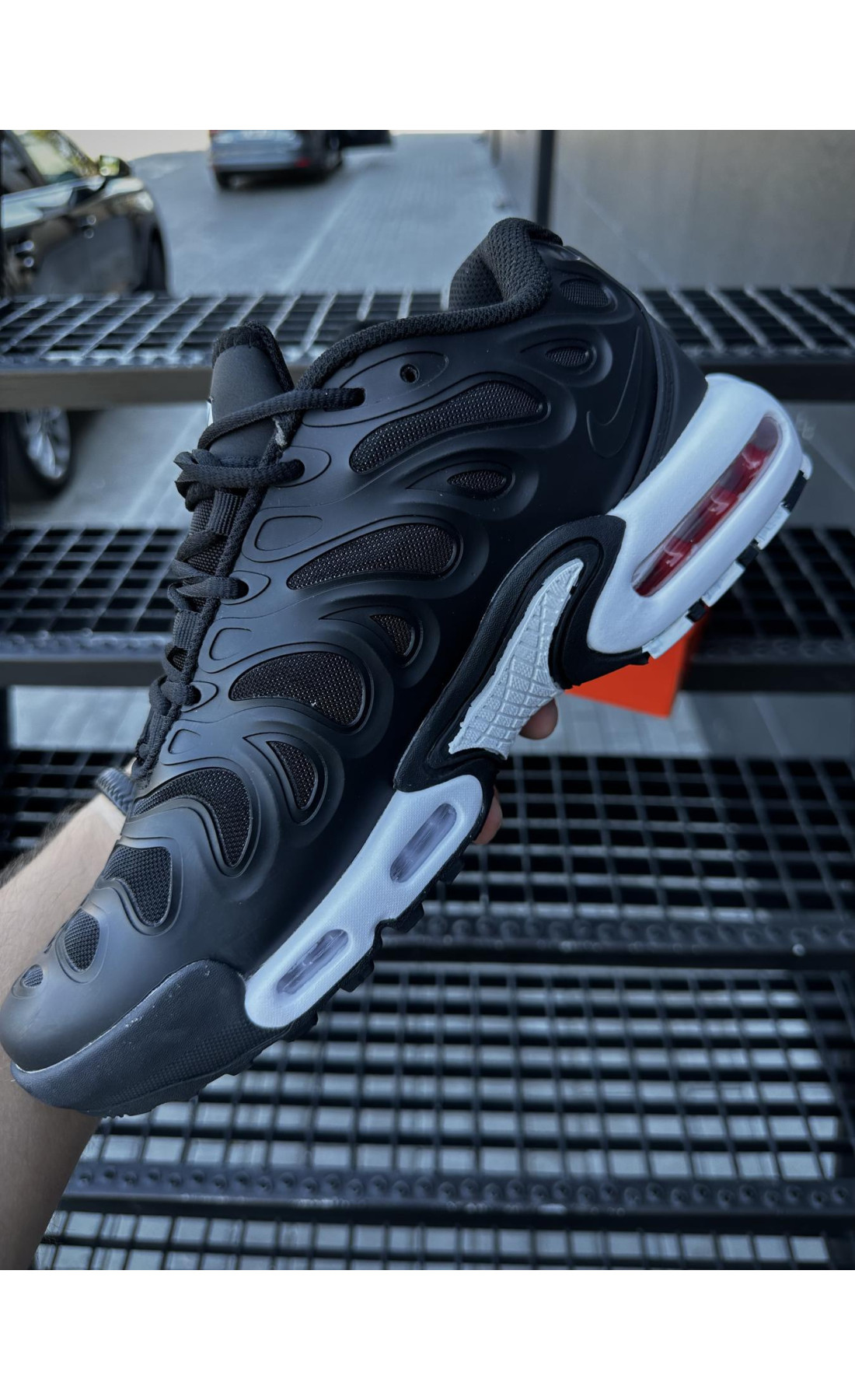 Чоловічі кросівки  Кросівки nike air tn plus drift (black & white) (1268-16)