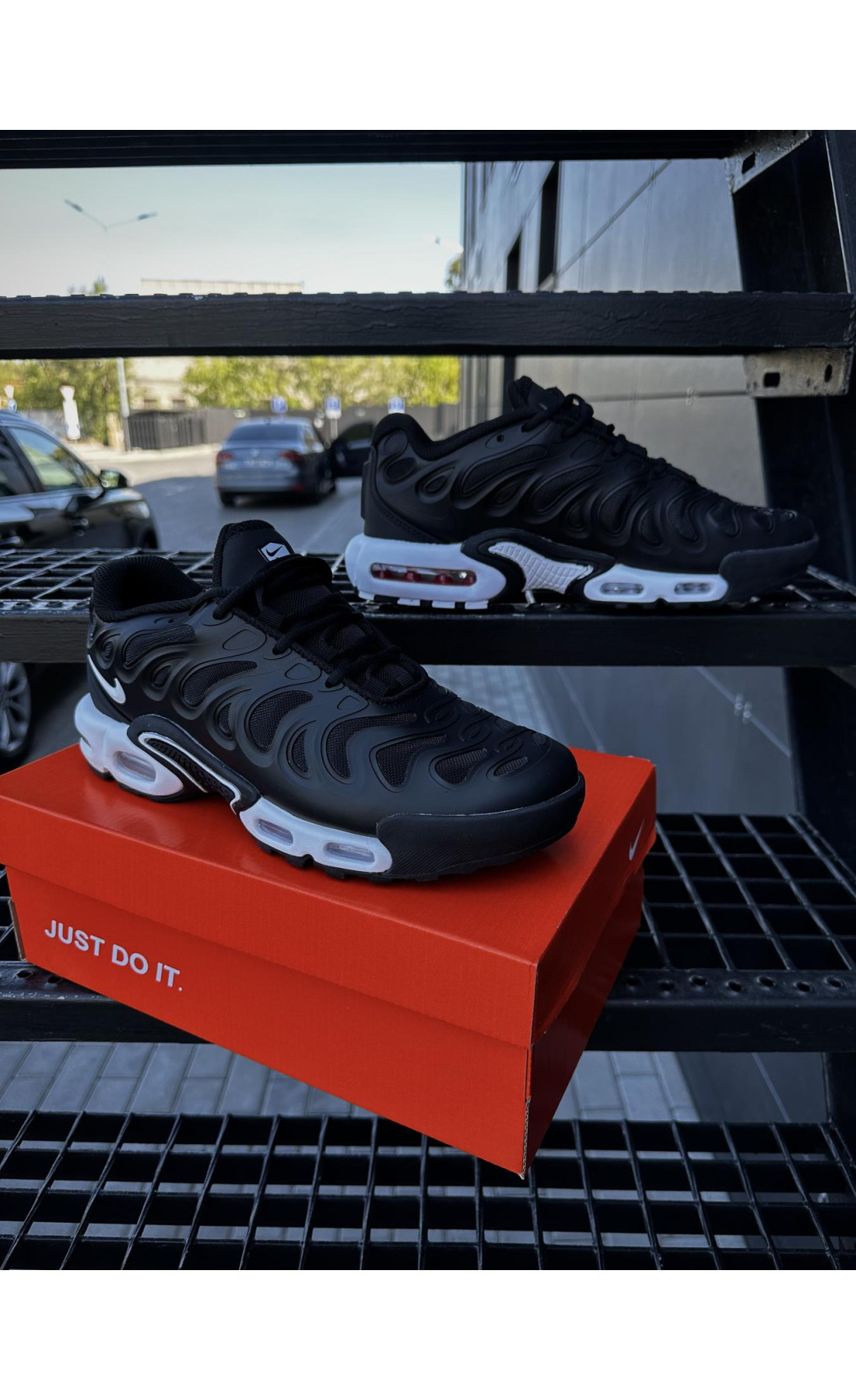 Чоловічі кросівки  Кросівки nike air tn plus drift (black & white) (1268-16)