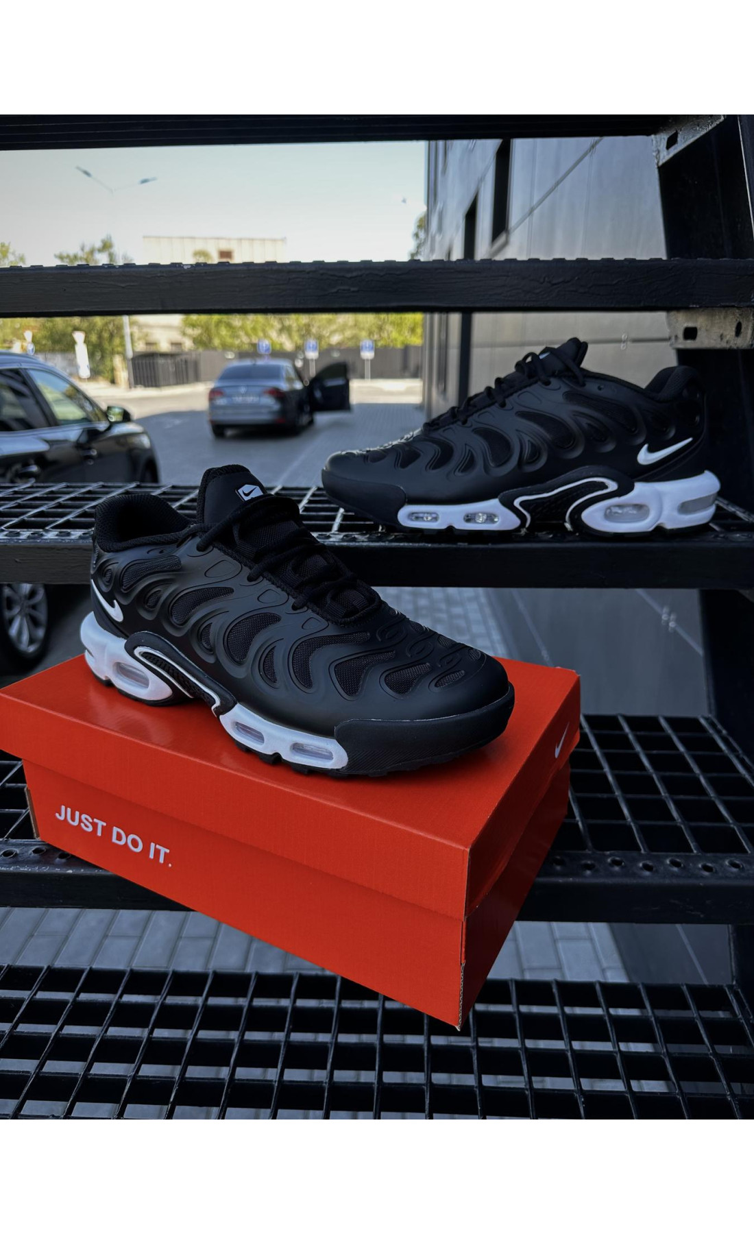 Чоловічі кросівки  Кросівки nike air tn plus drift (black & white) (1268-16)