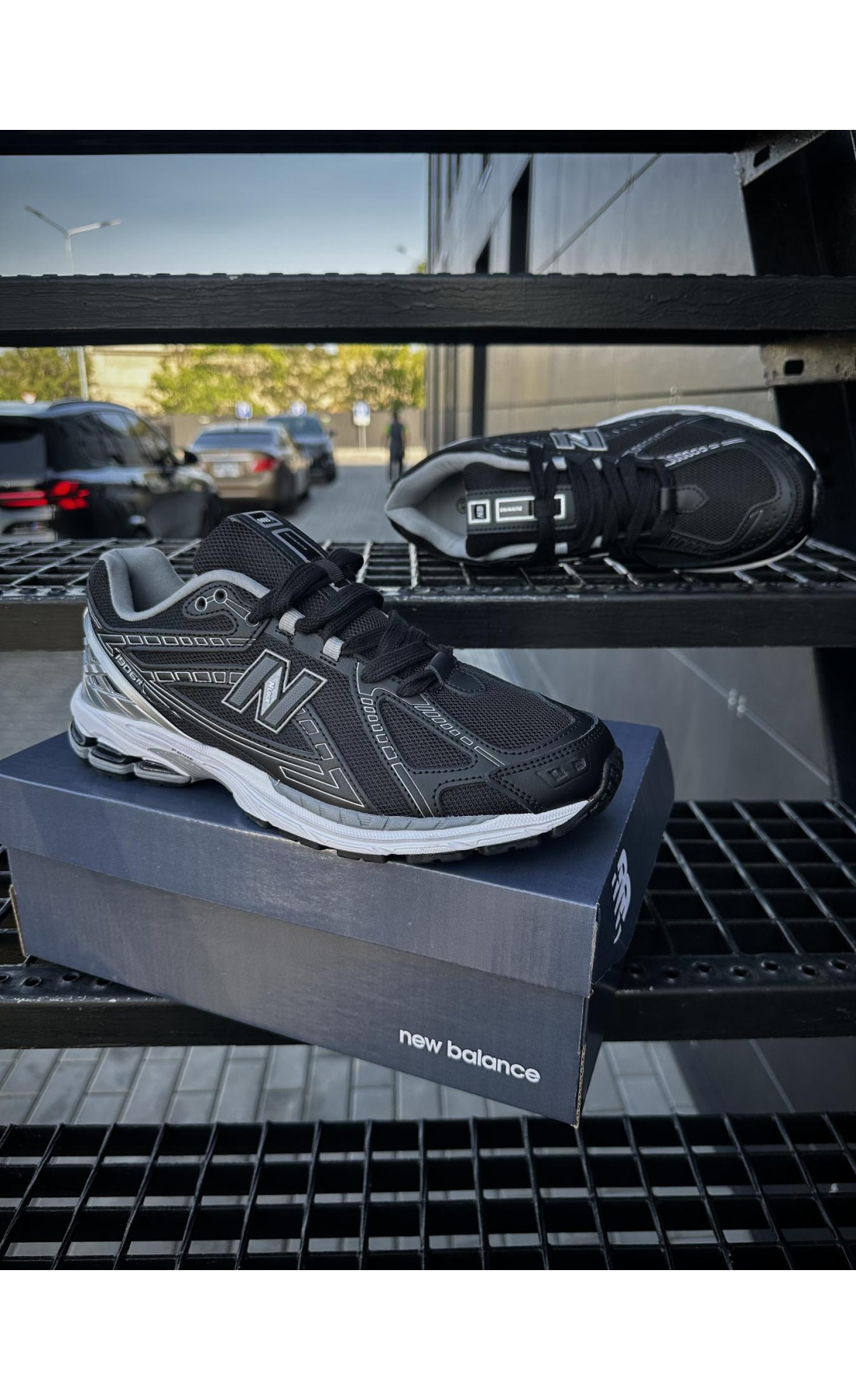 Чоловічі кросівки  Кросівки new balance r (чорні) (5557-5)