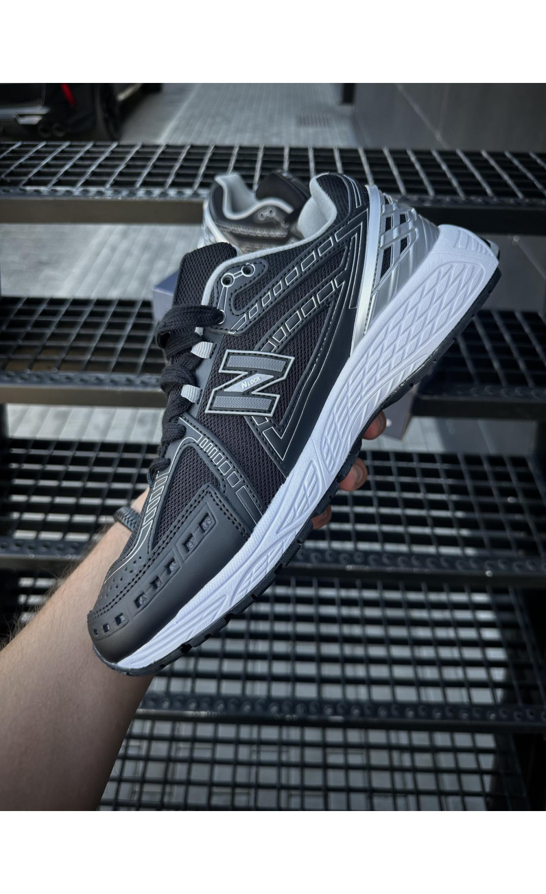 Чоловічі кросівки  Кросівки new balance r (чорні) (5557-5)