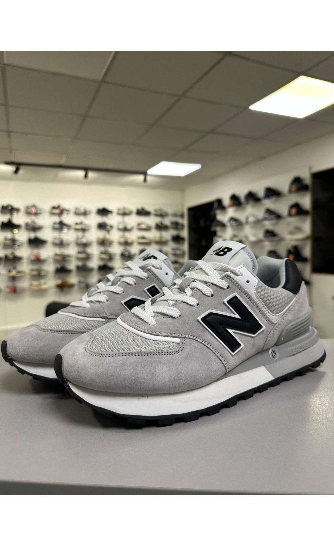Чоловічі кросівки  Кросівки new balance legacy (сірі) (5496-1)