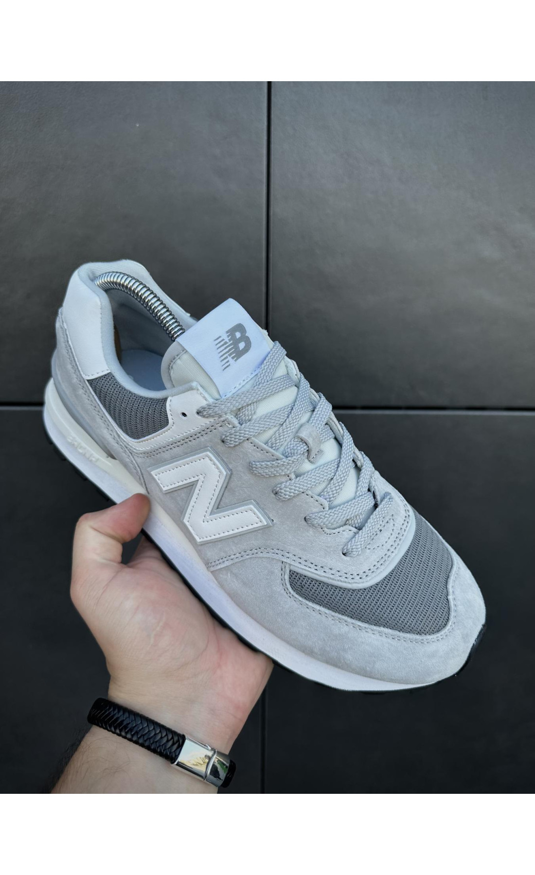 Чоловічі кросівки  Кросівки new balance legacy (сірі) (5496-4)