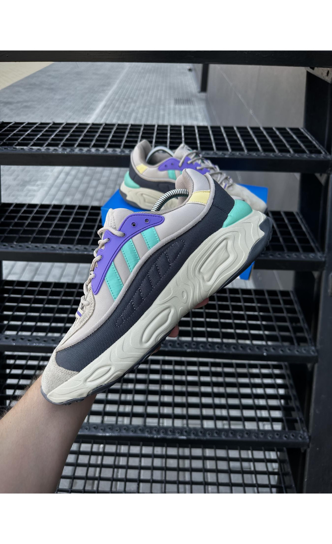 Чоловічі кросівки  Кросівки adidas oznova (beige) cordura (2547-9)