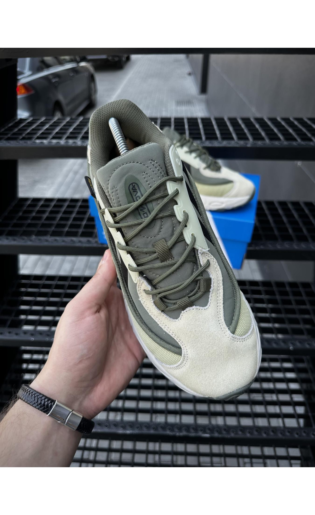 Чоловічі кросівки  Кросівки adidas oznova (хакі) cordura (2547-6)