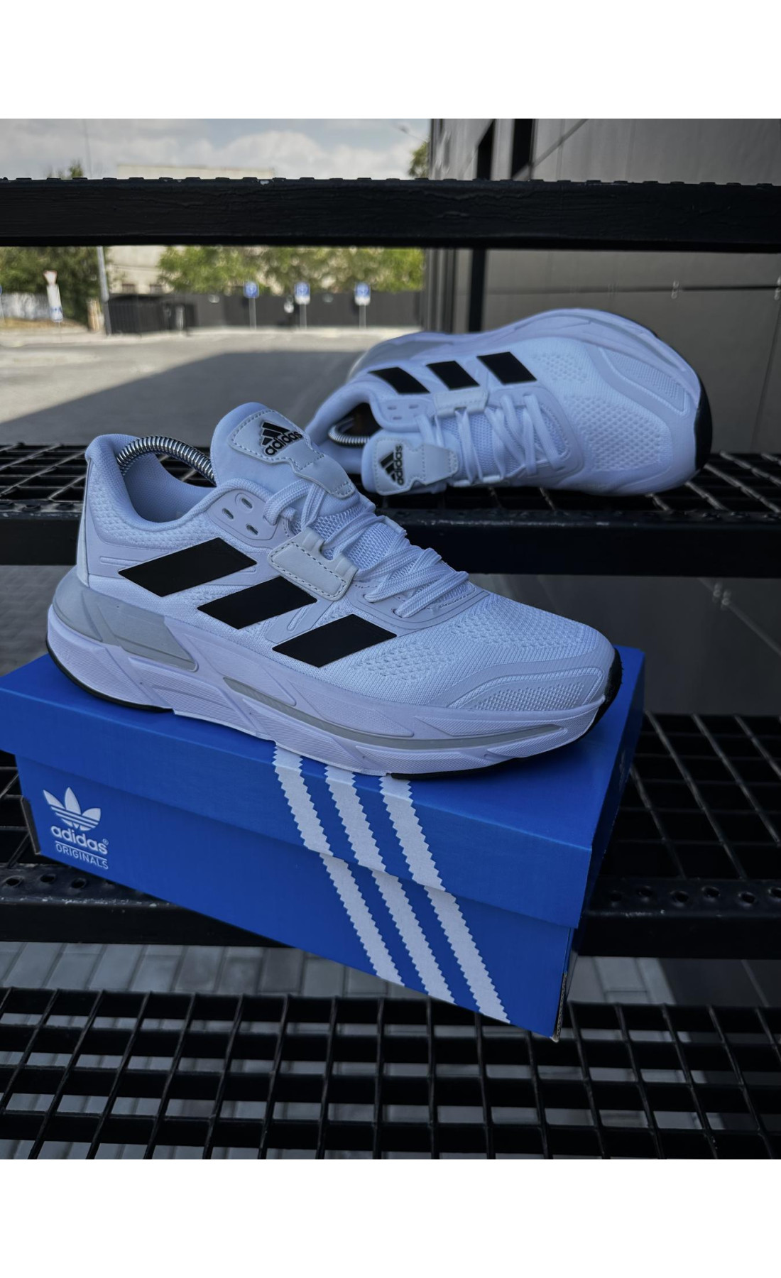 Чоловічі кросівки  Кросівки adidas adistar . (білі) (5539-1)