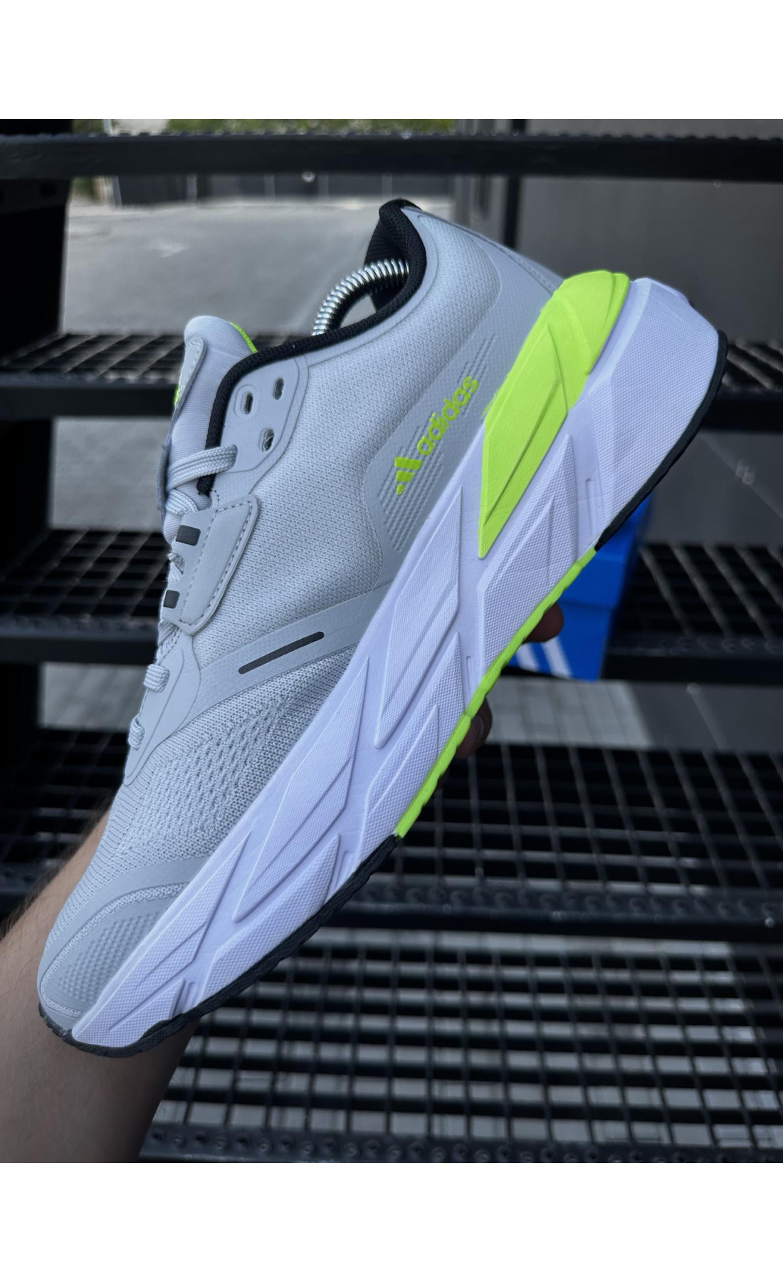 Чоловічі кросівки  Кросівки adidas adistar . (світло сірі) (5539-3)