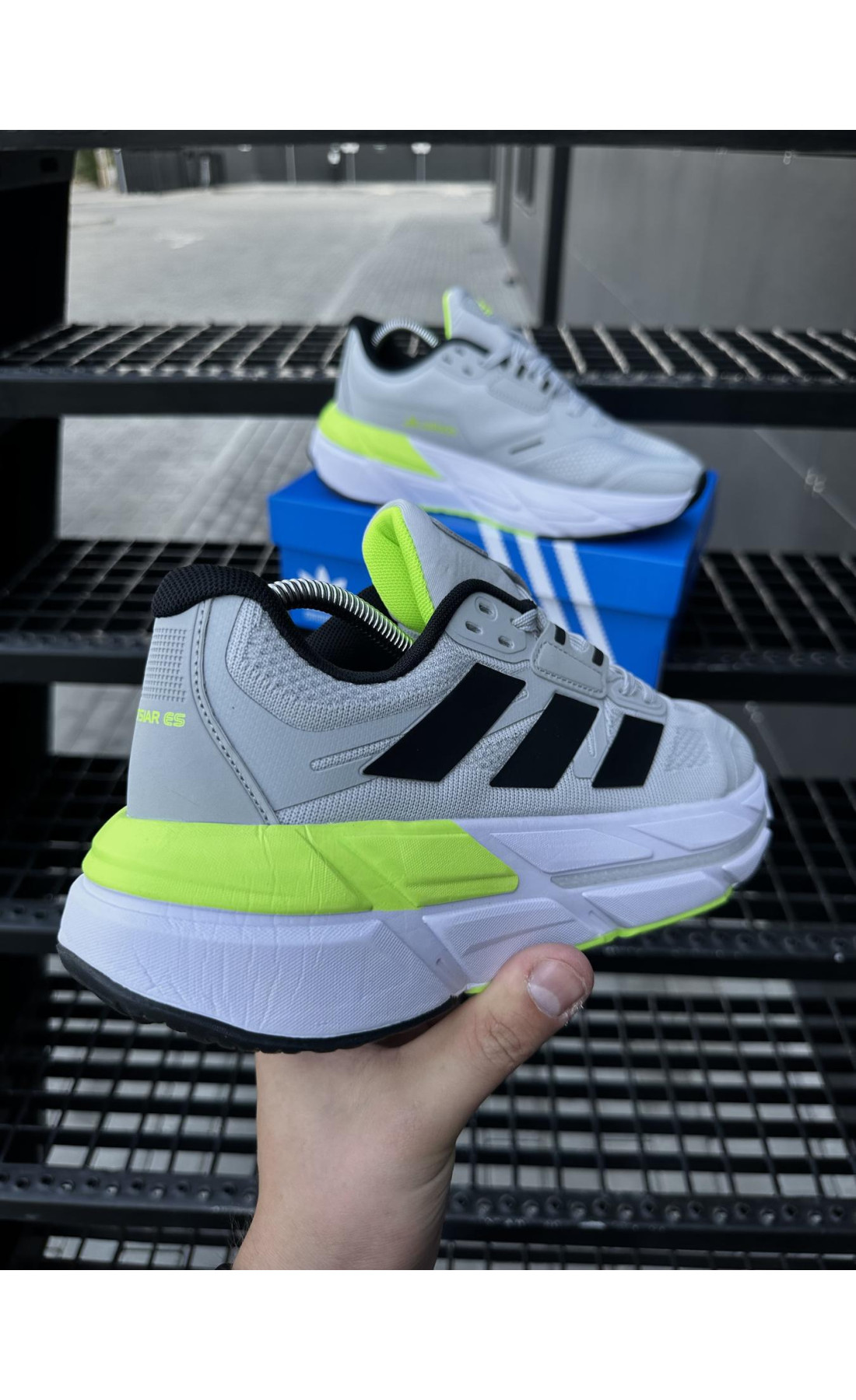 Чоловічі кросівки  Кросівки adidas adistar . (світло сірі) (5539-3)