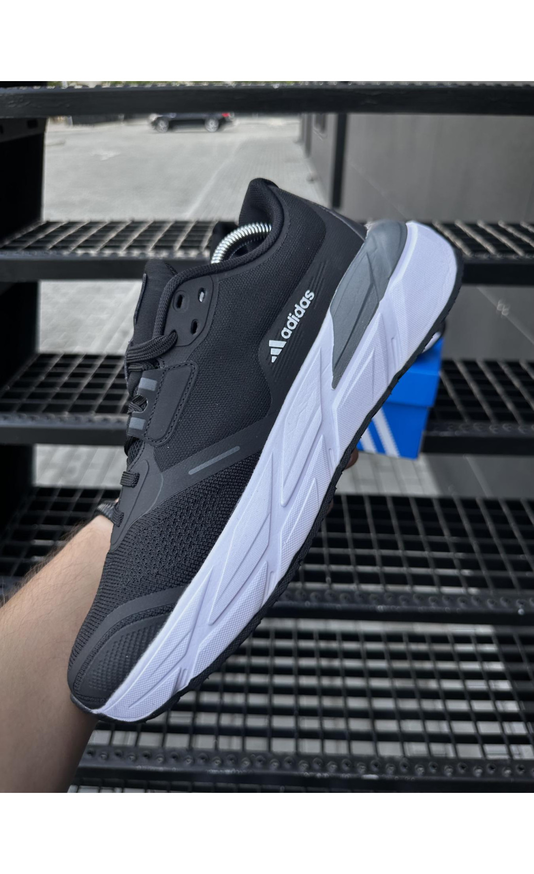 Чоловічі кросівки  Кросівки adidas adistar . (чорні) (5539-5)