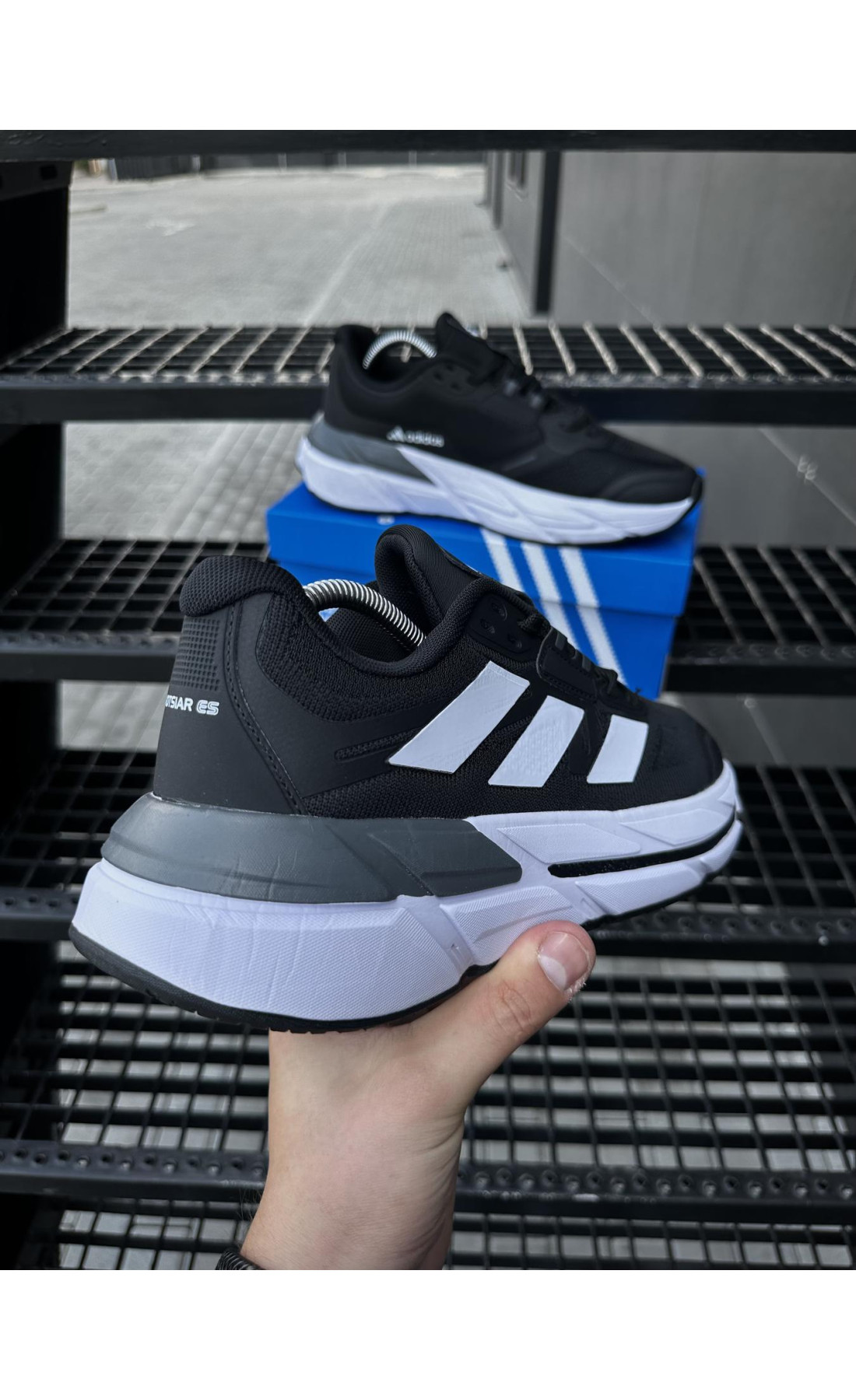 Чоловічі кросівки  Кросівки adidas adistar . (чорні) (5539-5)