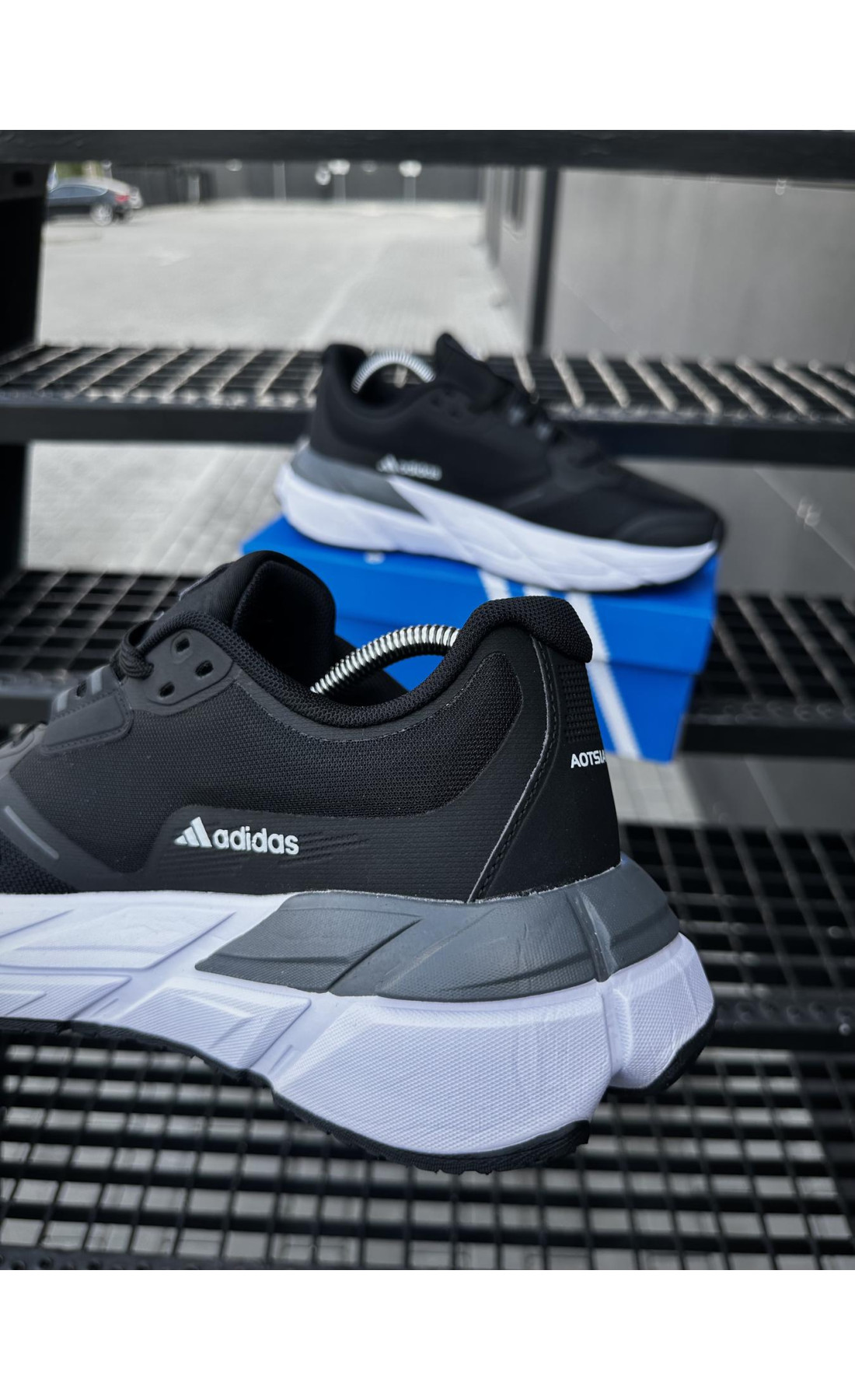 Чоловічі кросівки  Кросівки adidas adistar . (чорні) (5539-5)