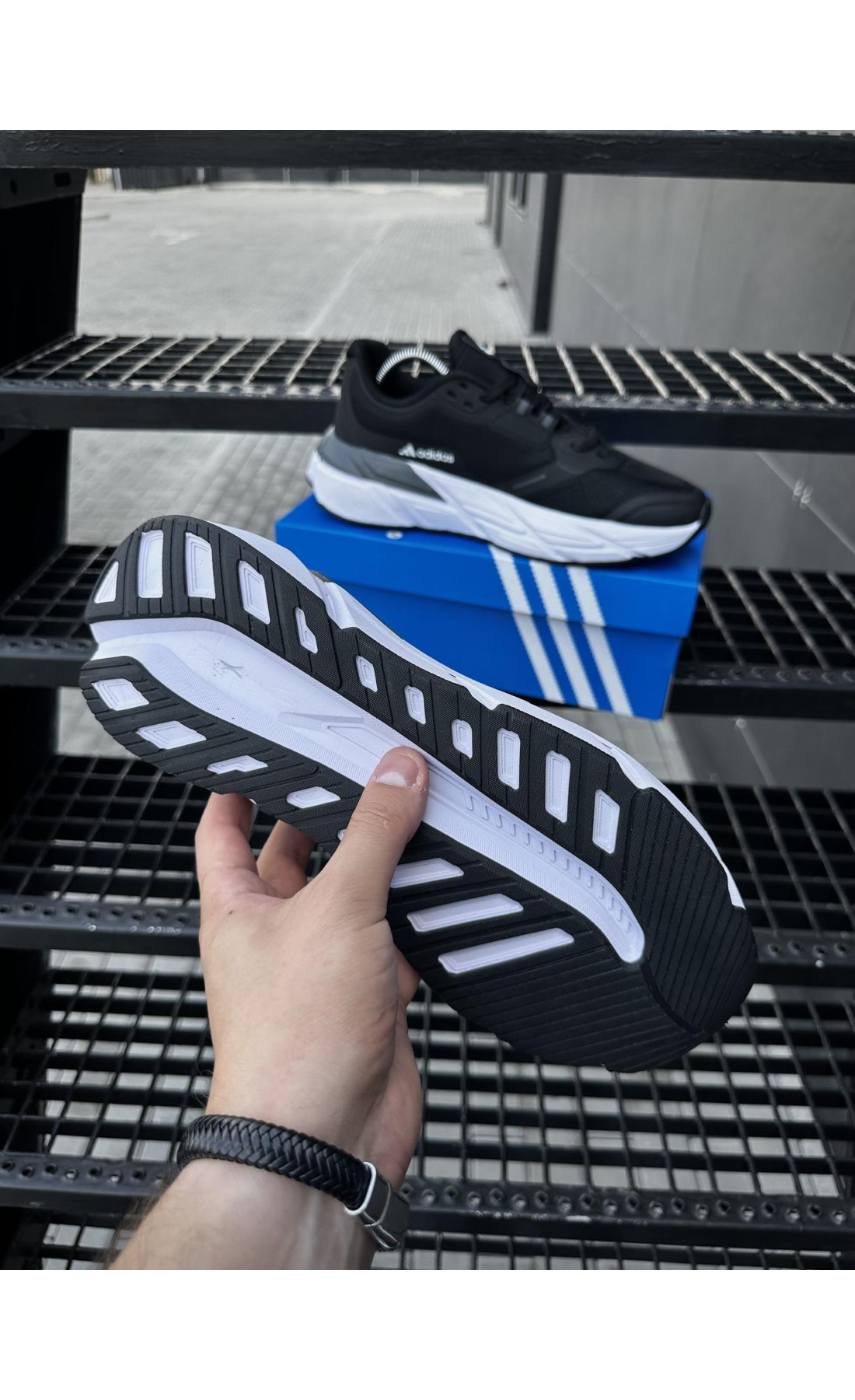 Чоловічі кросівки  Кросівки adidas adistar . (чорні) (5539-5)
