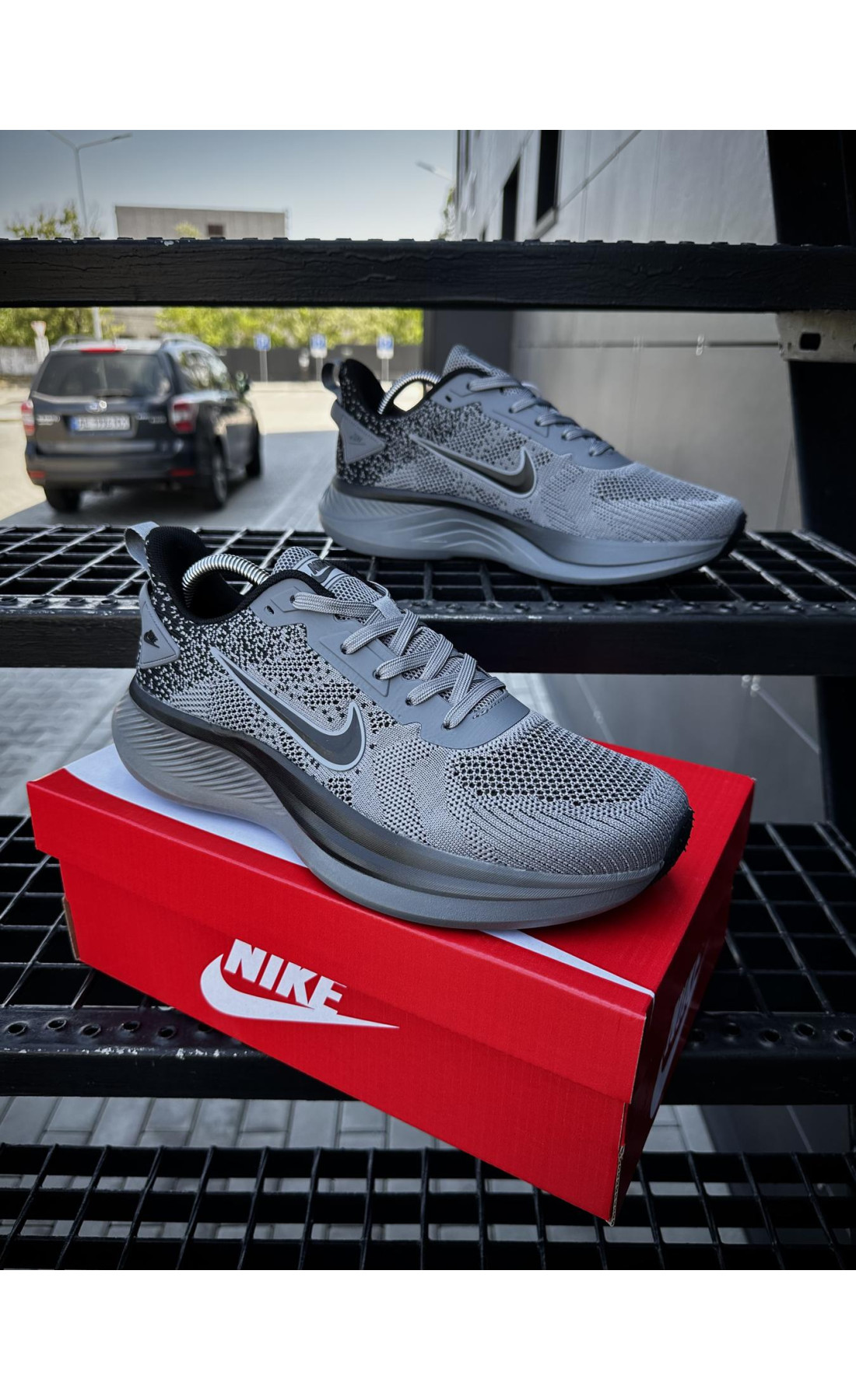 Чоловічі кросівки  Кросівки nike running quest t (темно сірі) (8683-7)