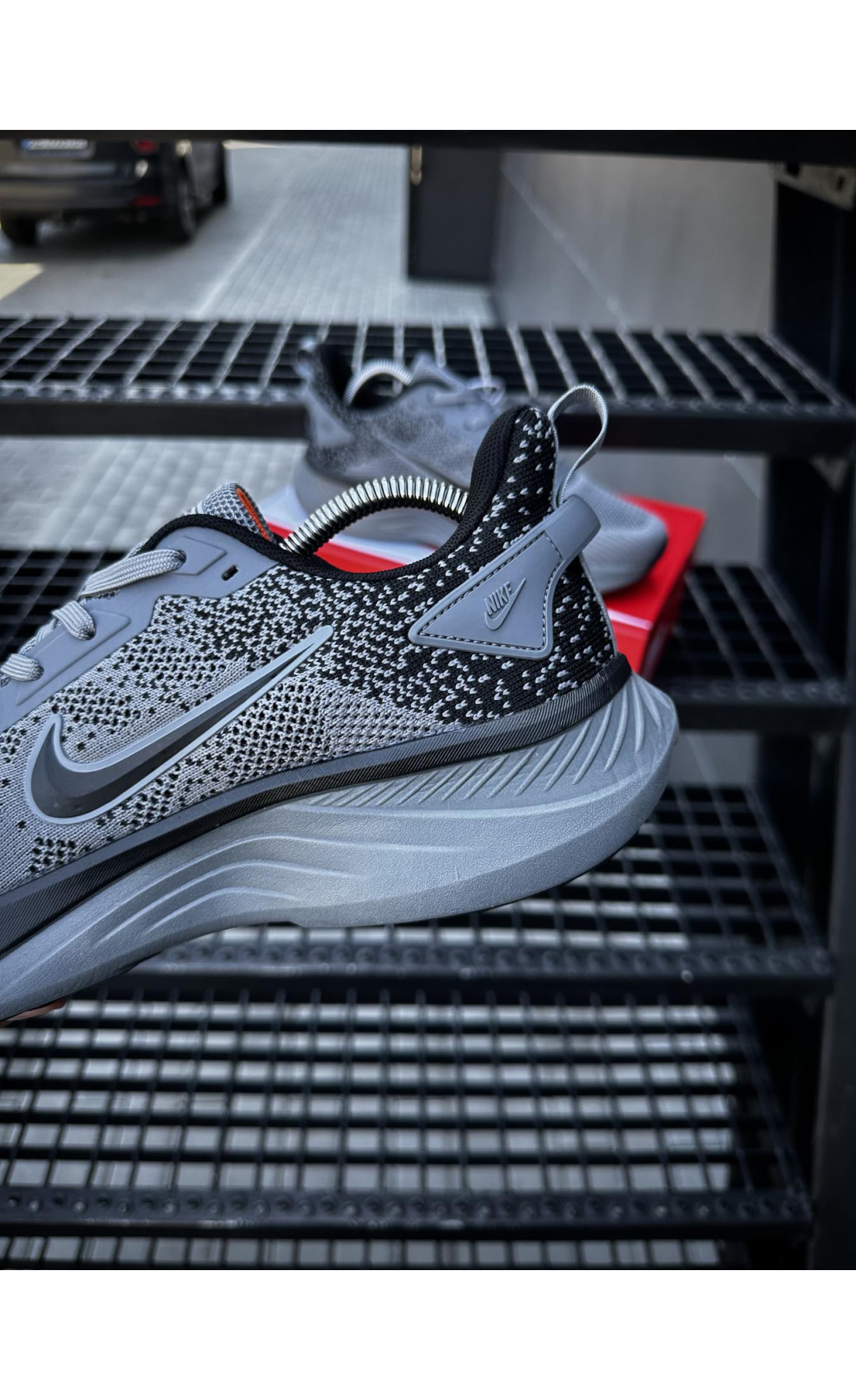 Чоловічі кросівки  Кросівки nike running quest t (темно сірі) (8683-7)