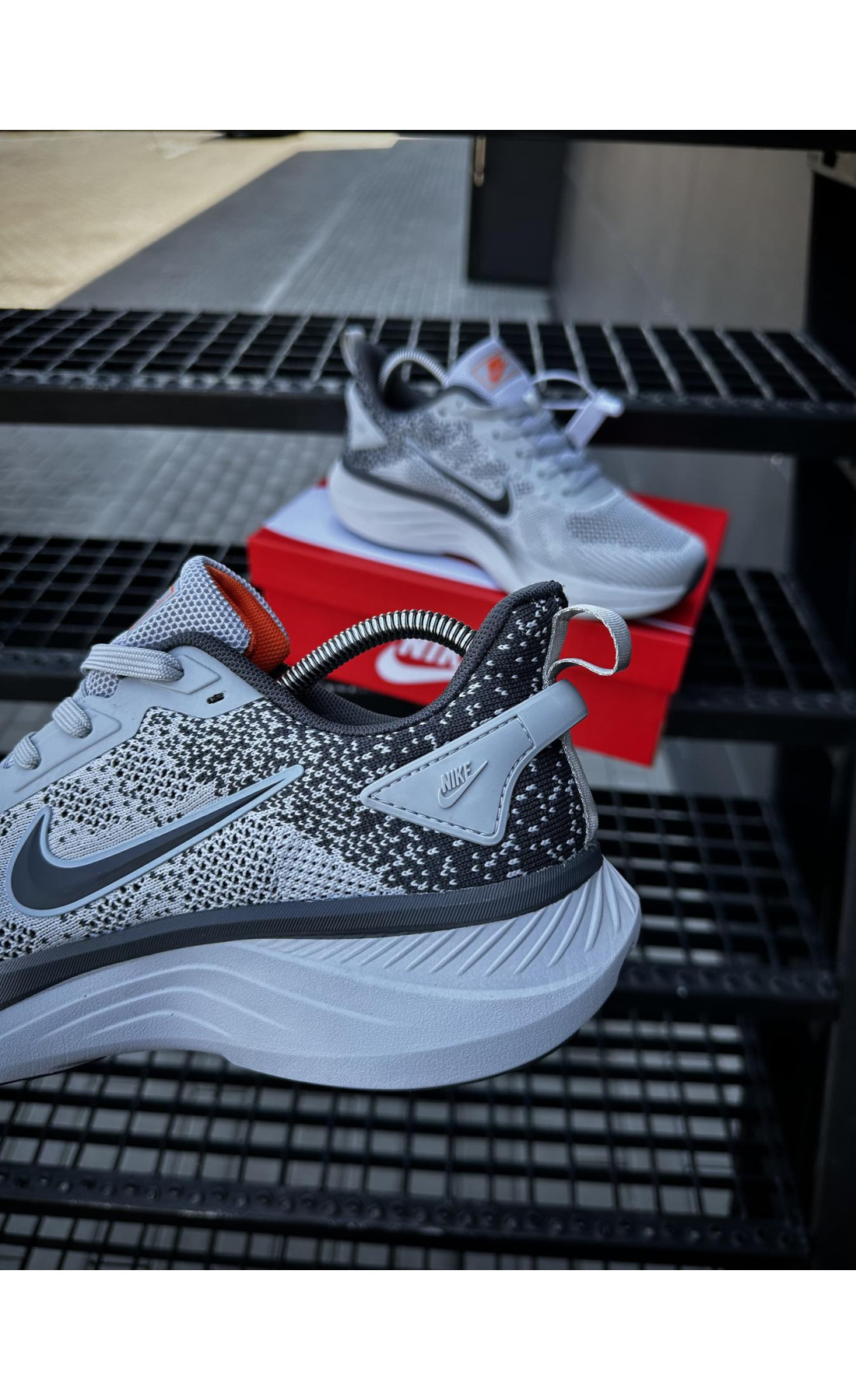 Чоловічі кросівки  Кросівки nike running quest t (світло сірі) (8683-6)