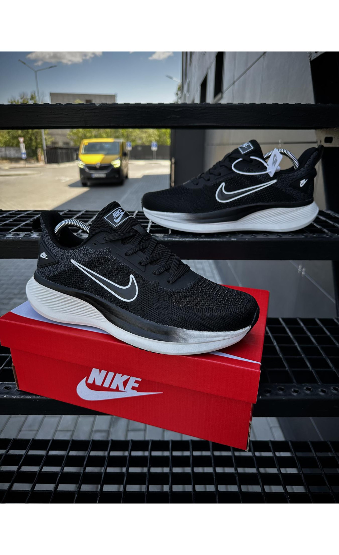 Чоловічі кросівки  Кросівки nike running quest t (чорні) (8683-2)