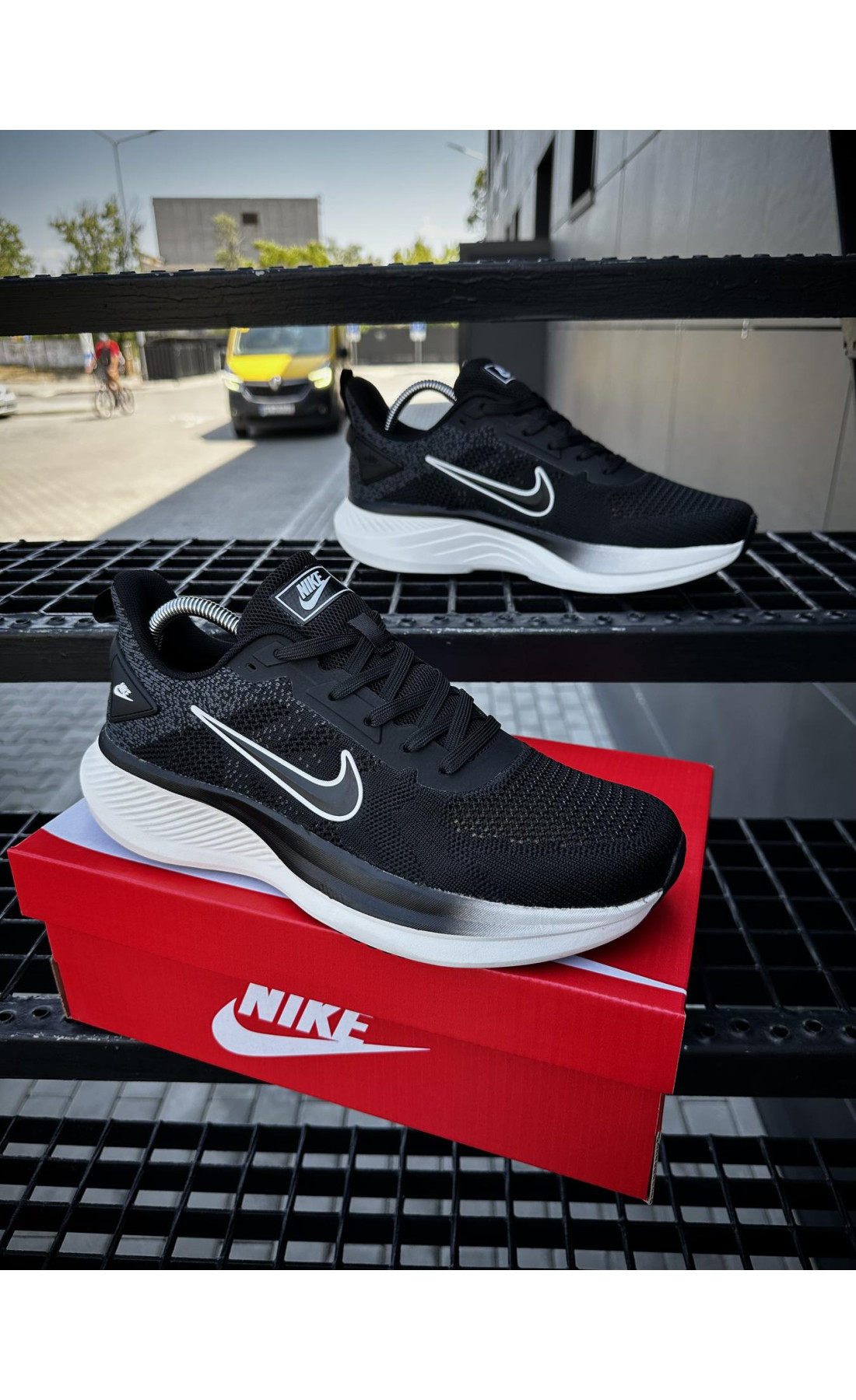 Чоловічі кросівки  Кросівки nike running quest t (чорні) (8683-2)