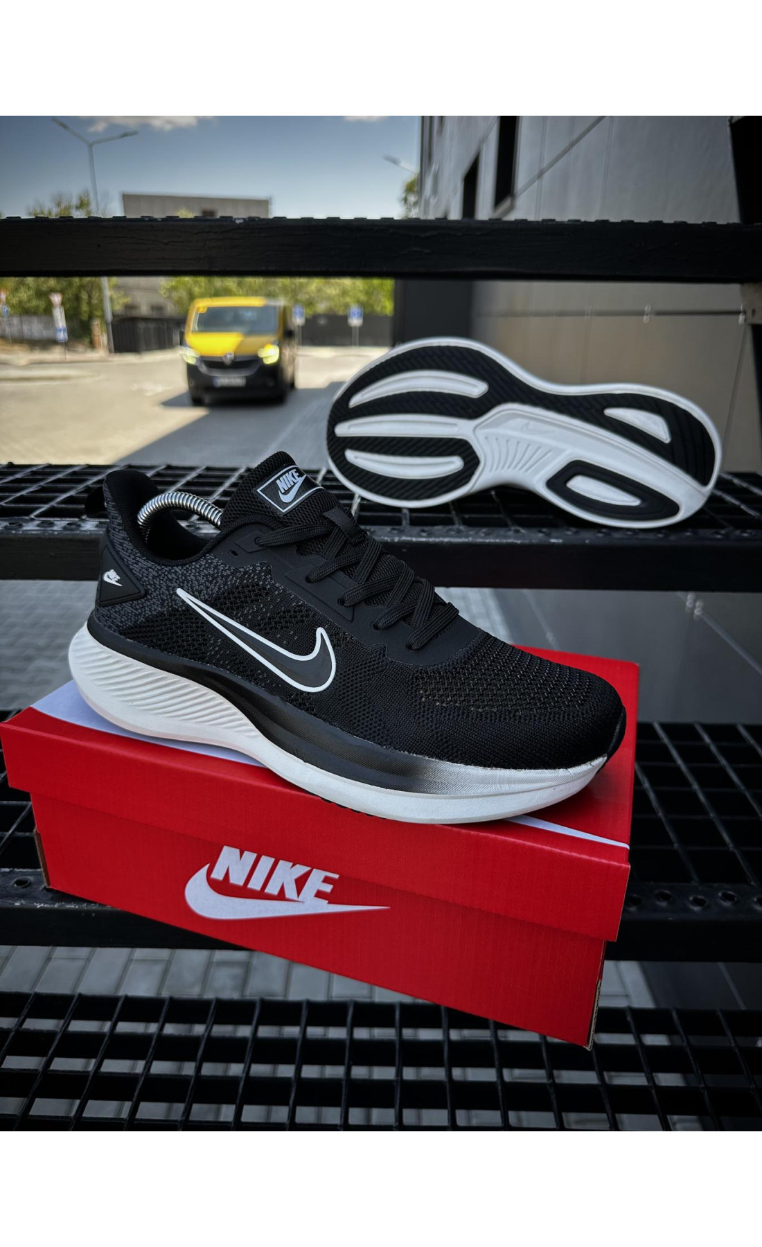 Чоловічі кросівки  Кросівки nike running quest t (чорні) (8683-2)