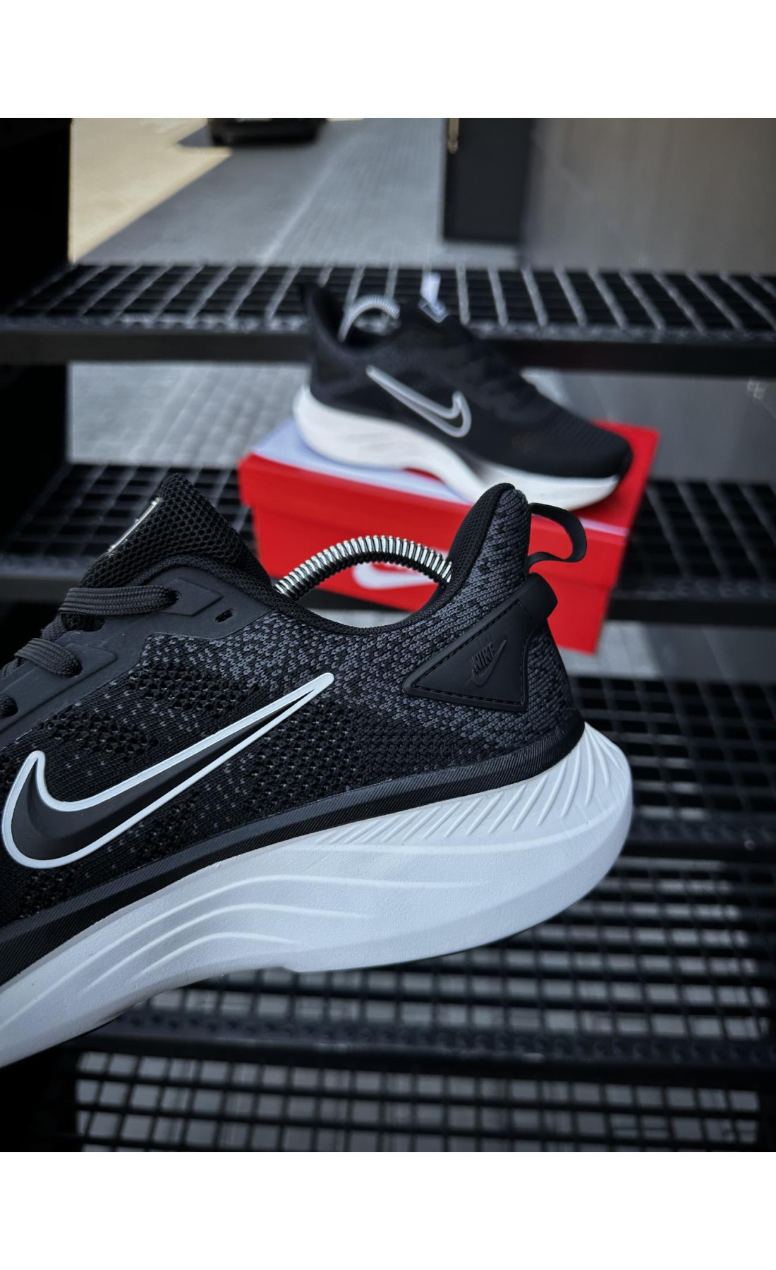 Чоловічі кросівки  Кросівки nike running quest t (чорні) (8683-2)