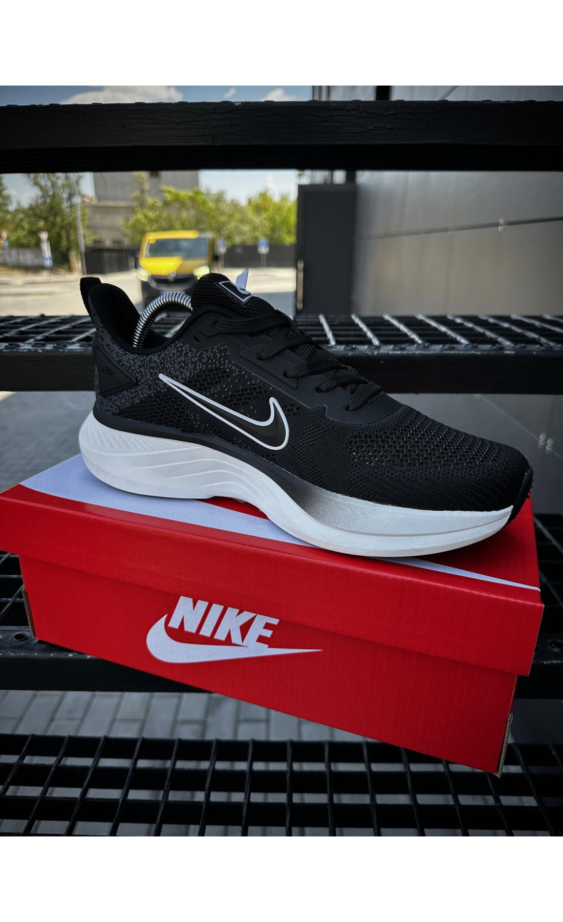 Чоловічі кросівки  Кросівки nike running quest t (чорні) (8683-2)