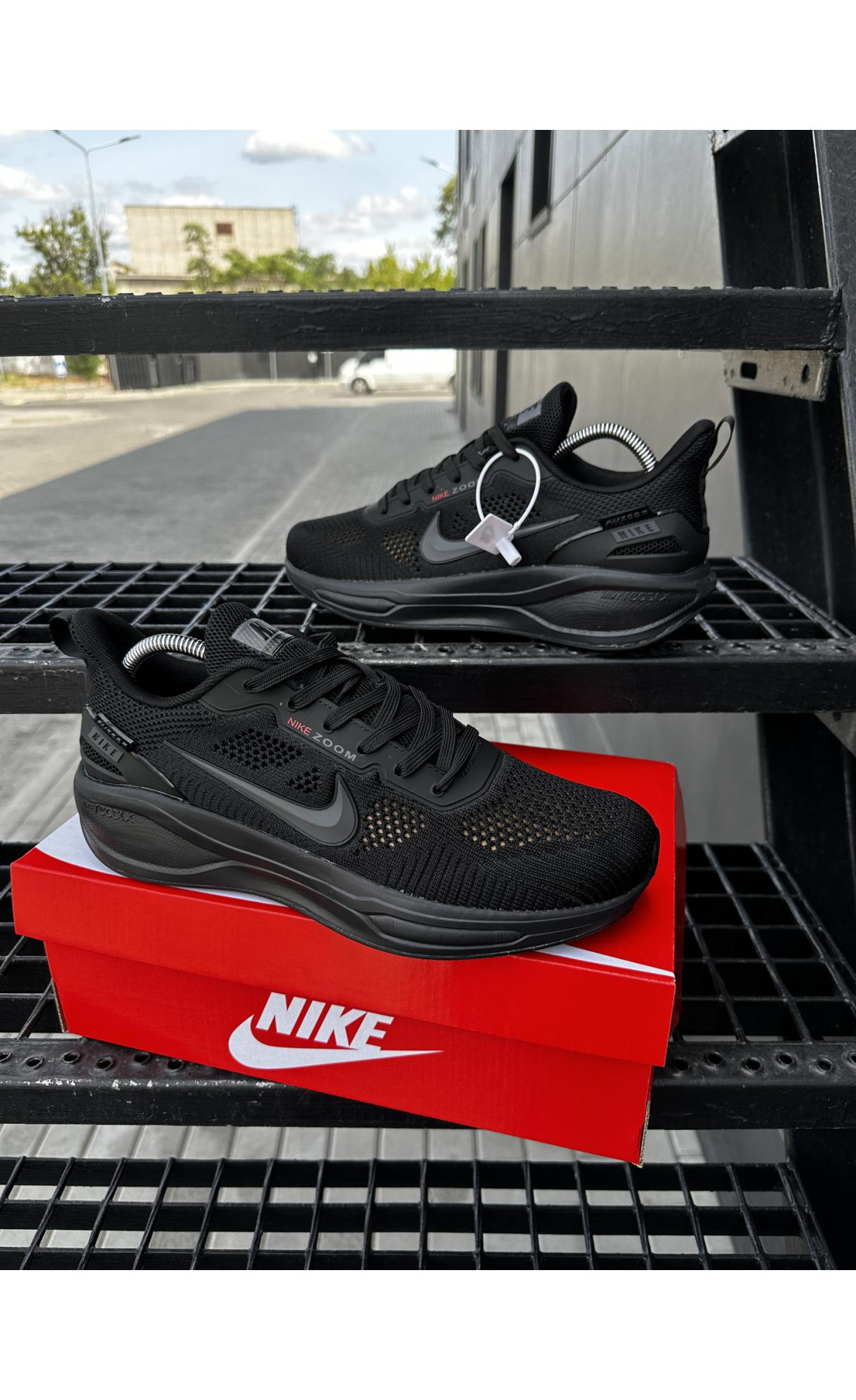 Чоловічі кросівки  Кросівки nike air zoom x react, чорні (687-1)