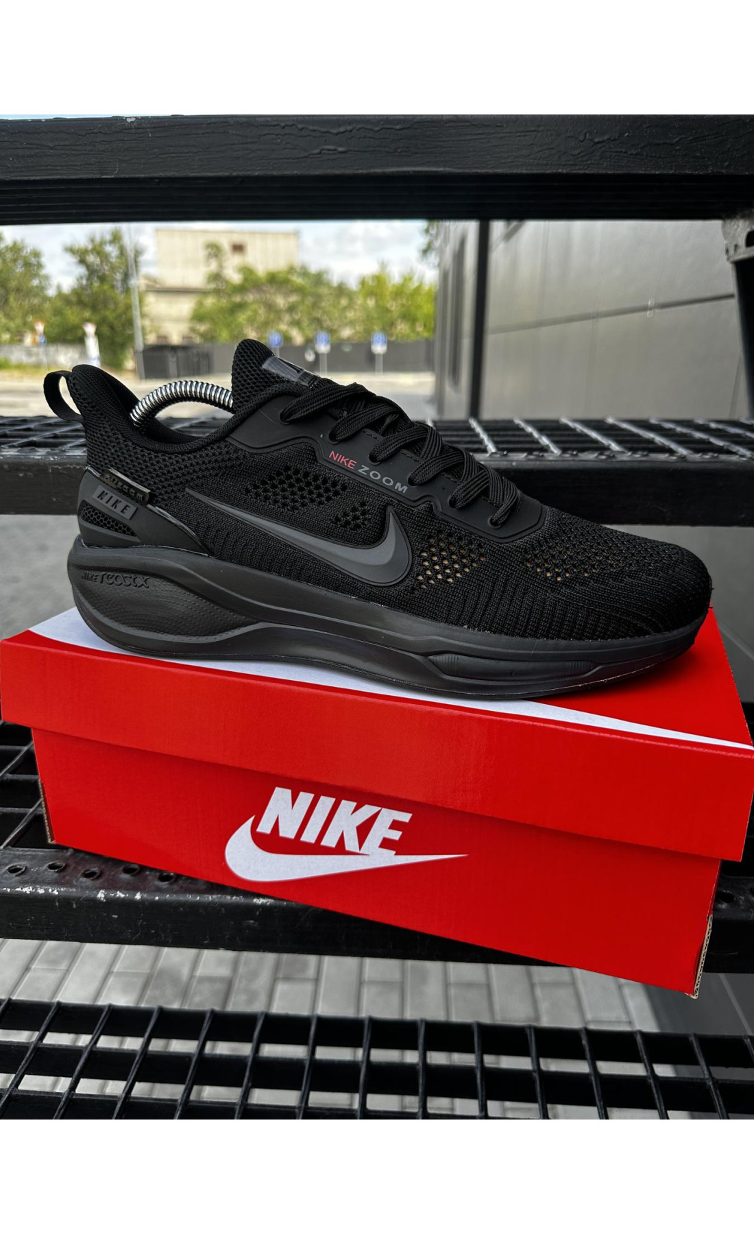 Чоловічі кросівки  Кросівки nike air zoom x react, чорні (687-1)
