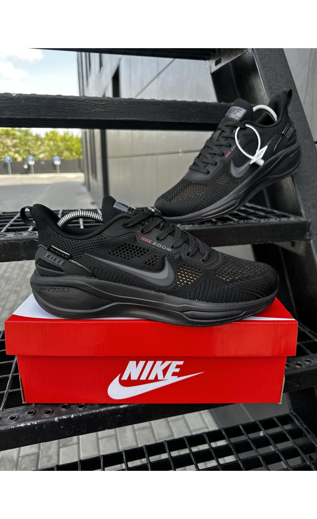 Чоловічі кросівки  Кросівки nike air zoom x react, чорні (687-1)