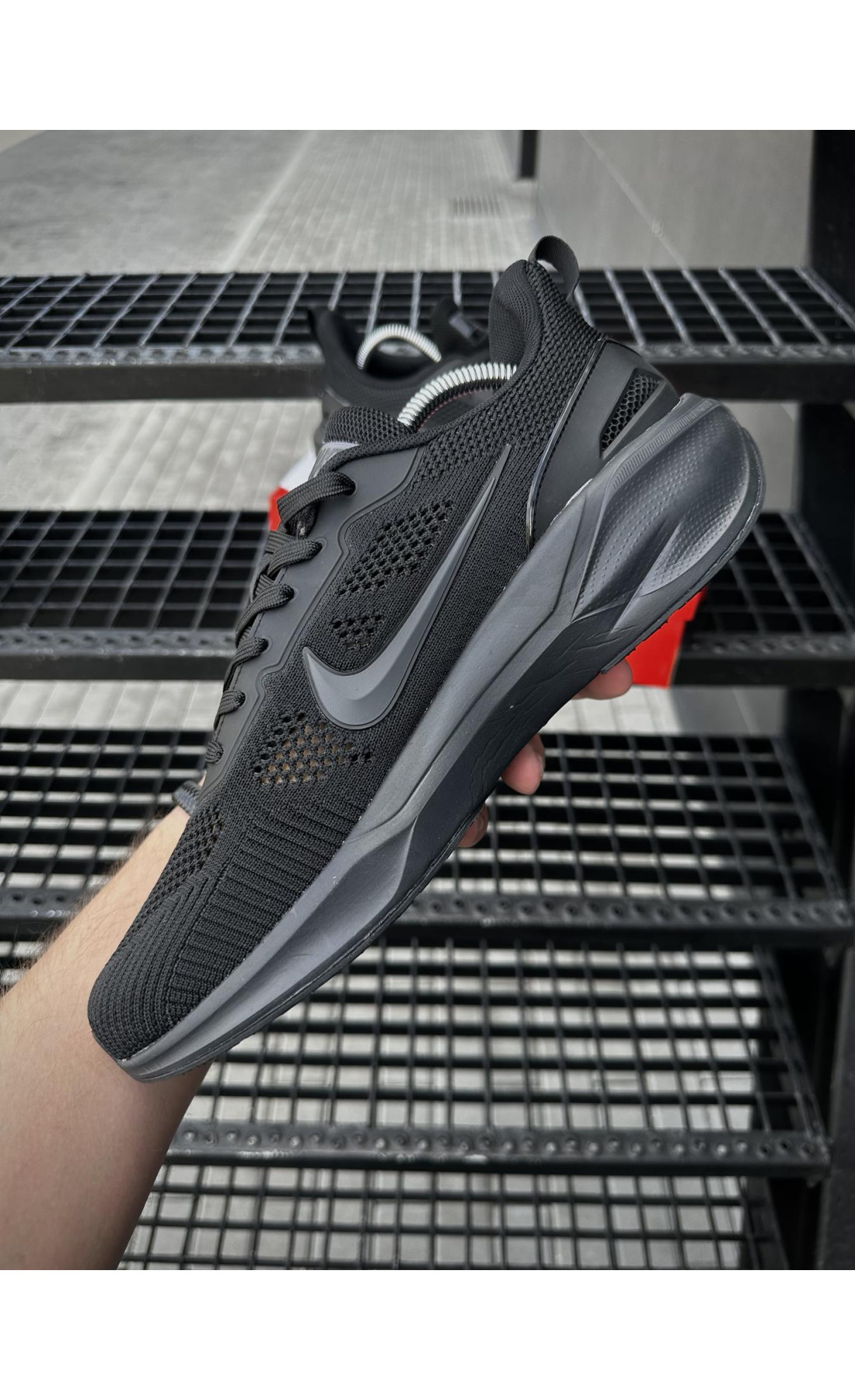 Чоловічі кросівки  Кросівки nike air zoom x react, чорні (687-1)