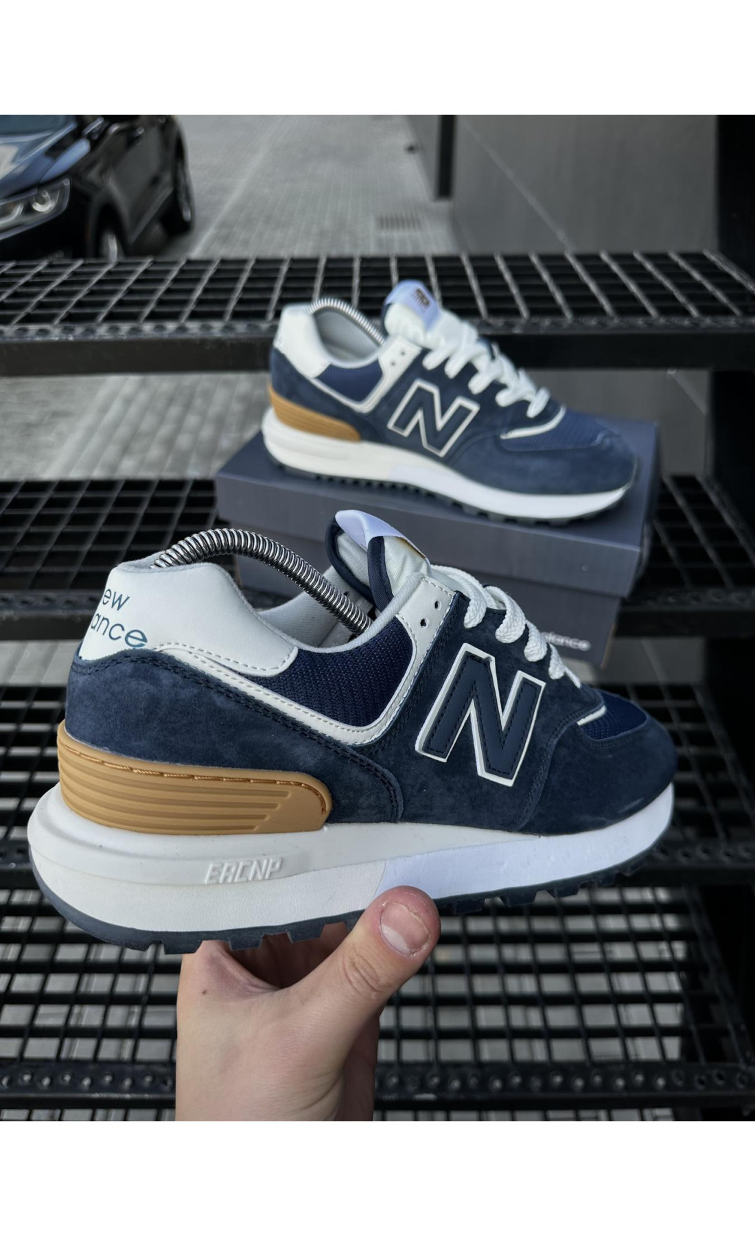 Чоловічі кросівки  Кросівки new balance legacy (сині) (5496-3)