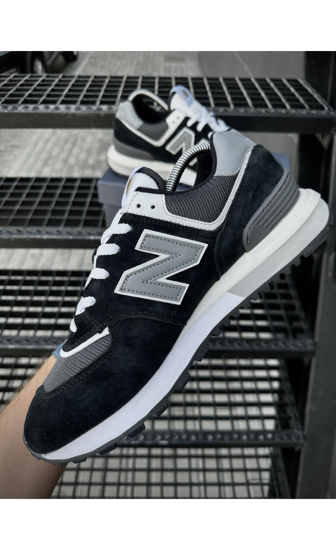Чоловічі кросівки  Кросівки new balance legacy (чорні) (5496-6)