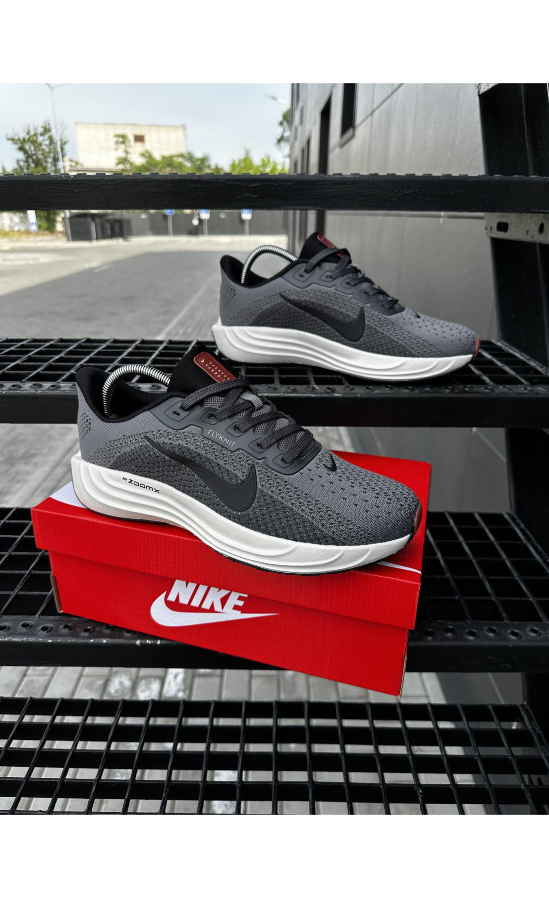 Чоловічі кросівки  Кросівки nike zoomx pegasus flyknit (d. gray) (3080-2)